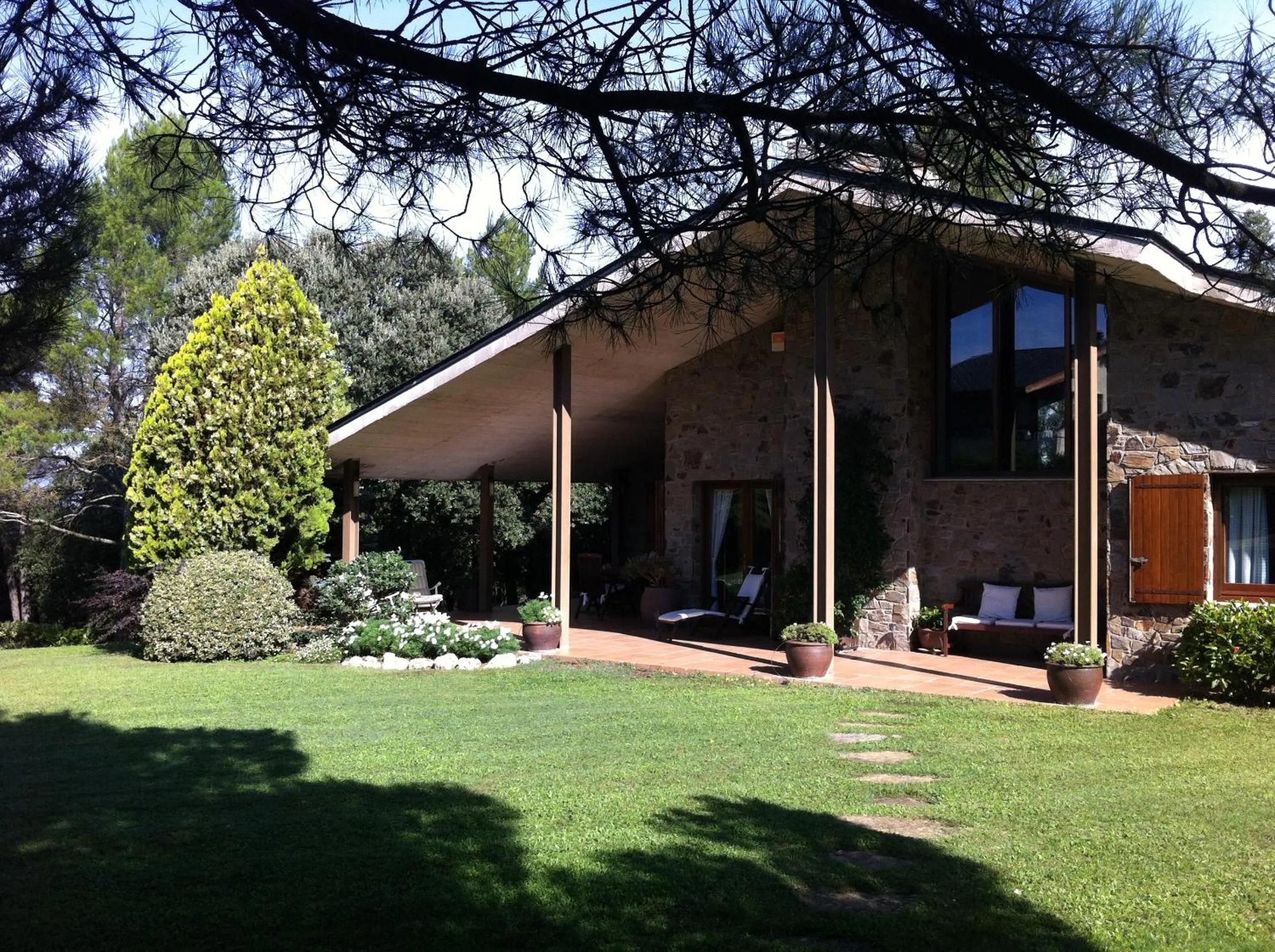 Garden view in Les Margarides