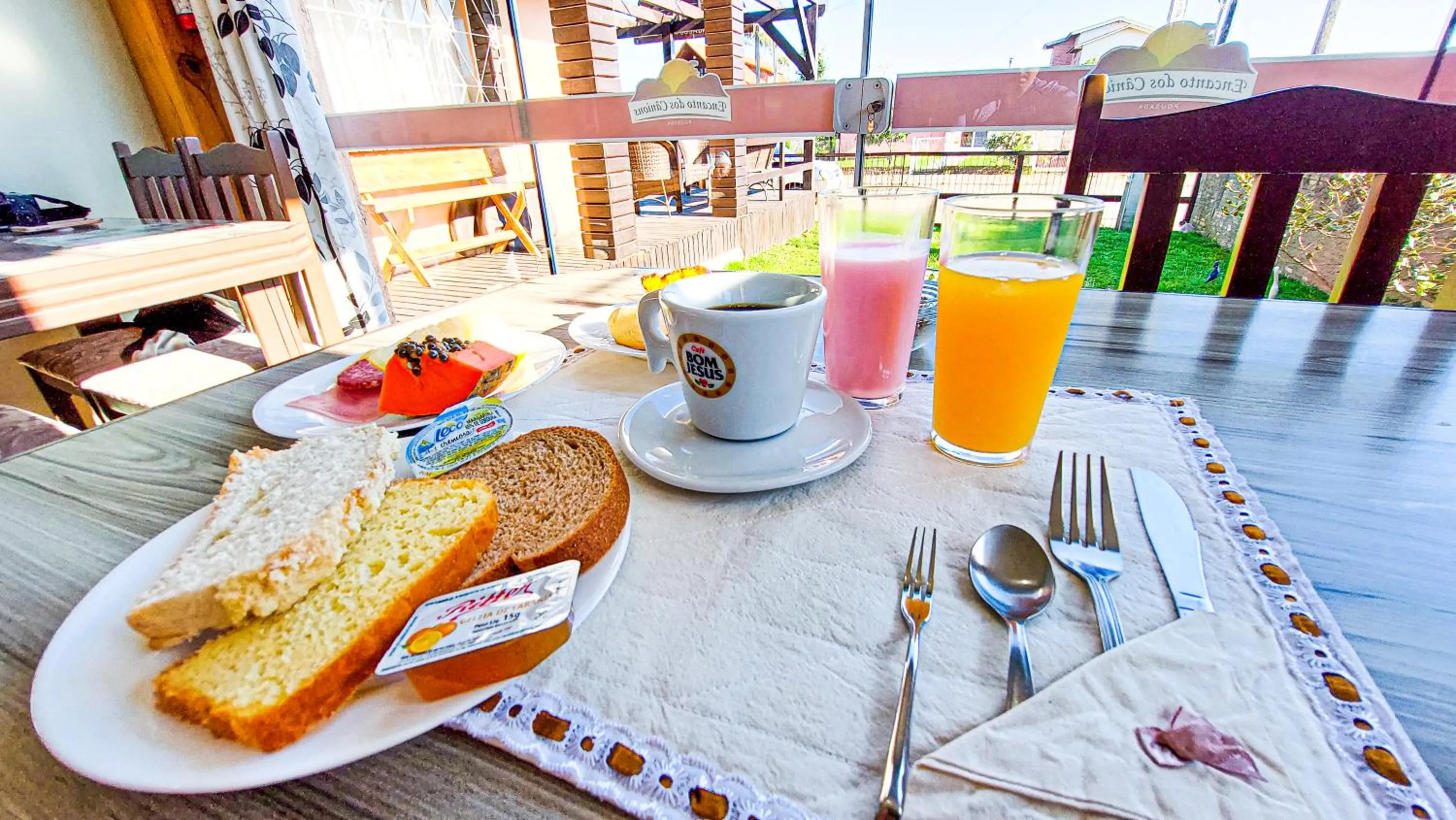 Food close-up in Pousada Encanto dos Cânions