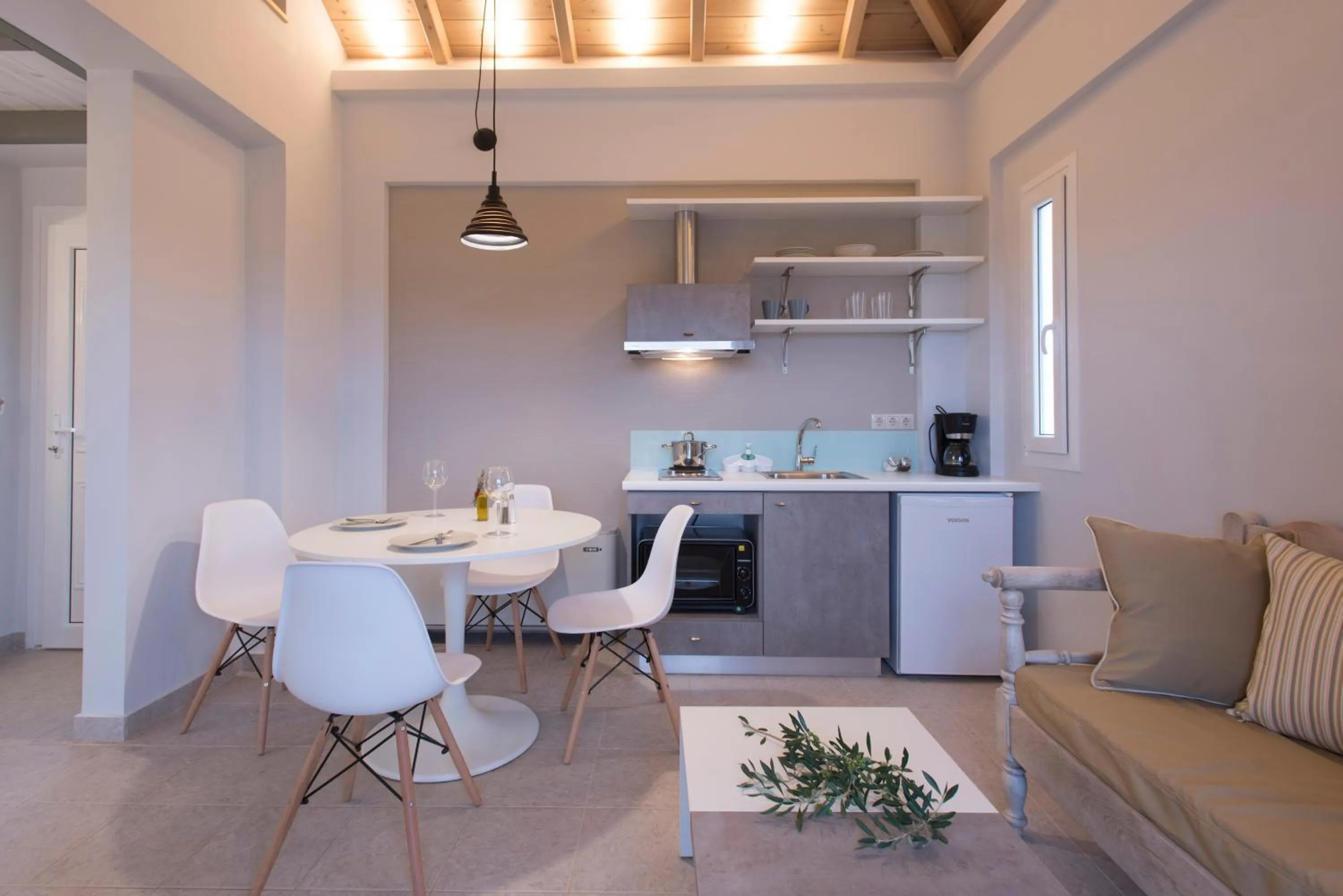 Kitchen or kitchenette in Kotroni Villas