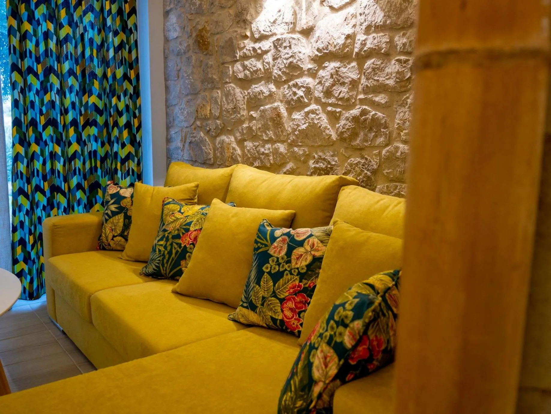 Living room in Kotroni Villas