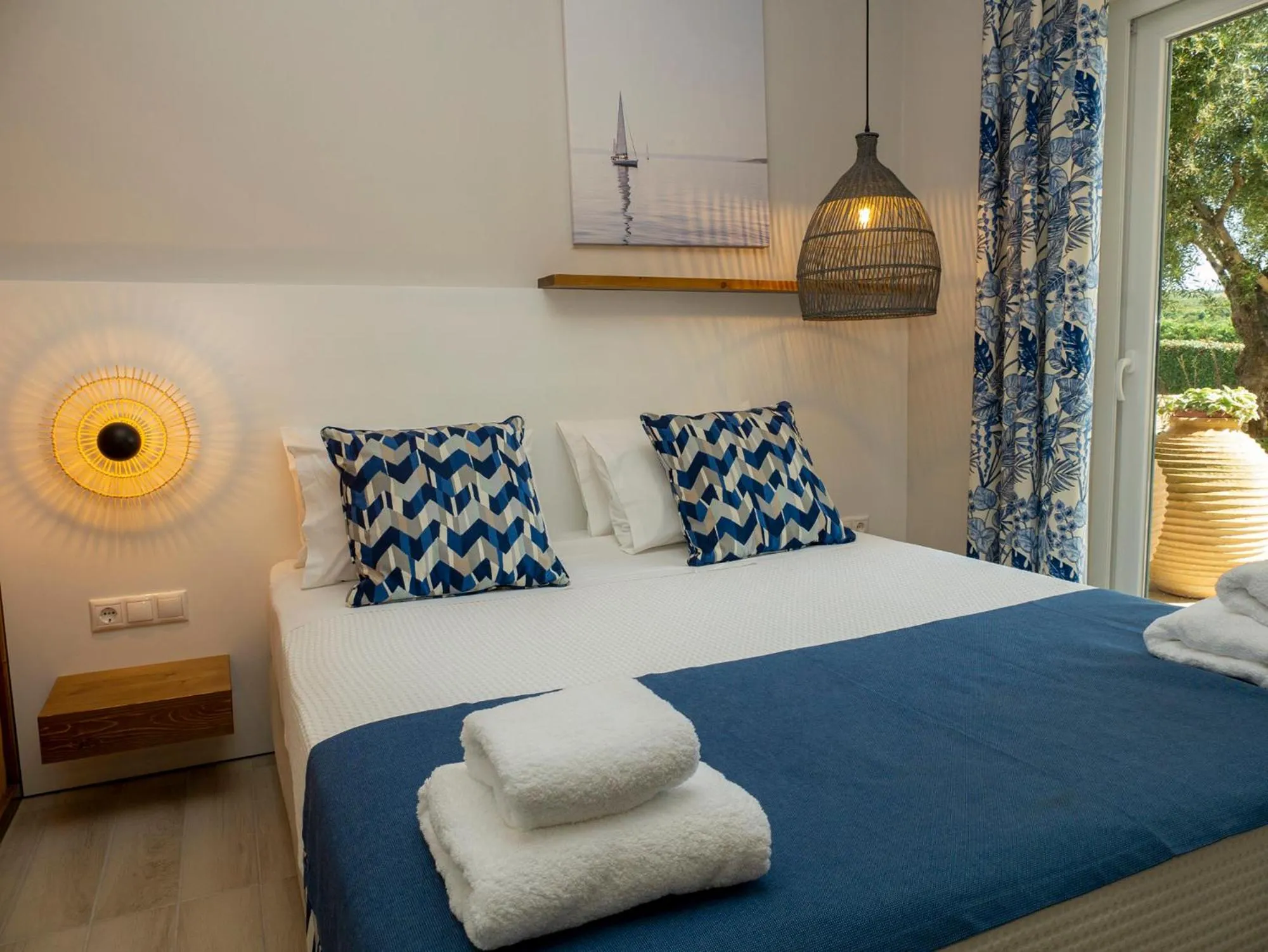 Bed in Kotroni Villas