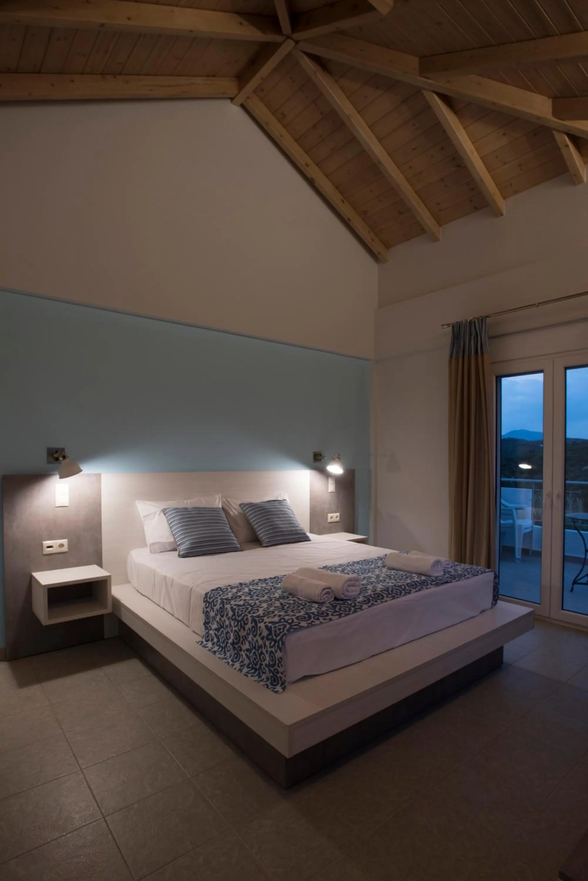 Bed in Kotroni Villas