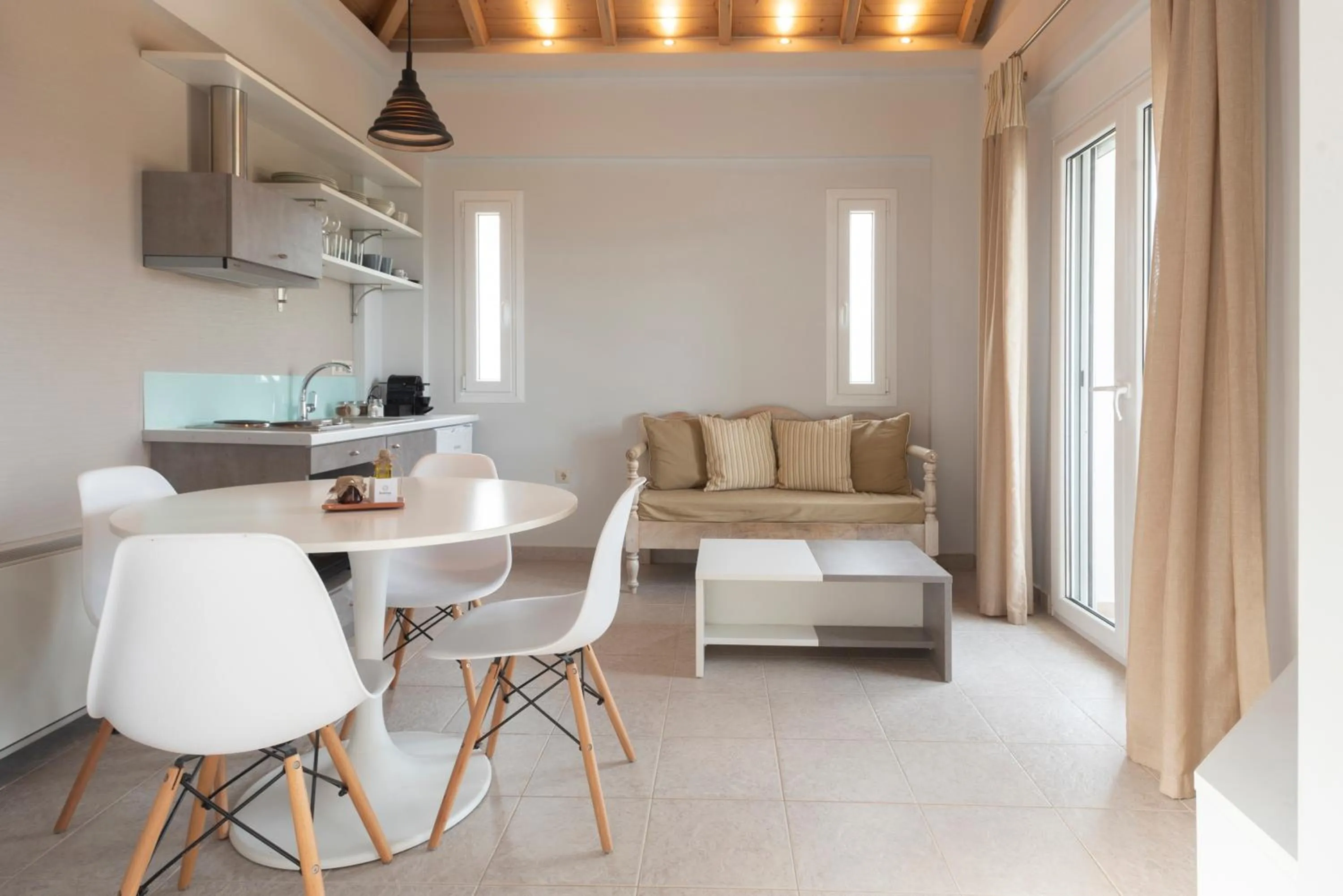 Kitchen or kitchenette in Kotroni Villas