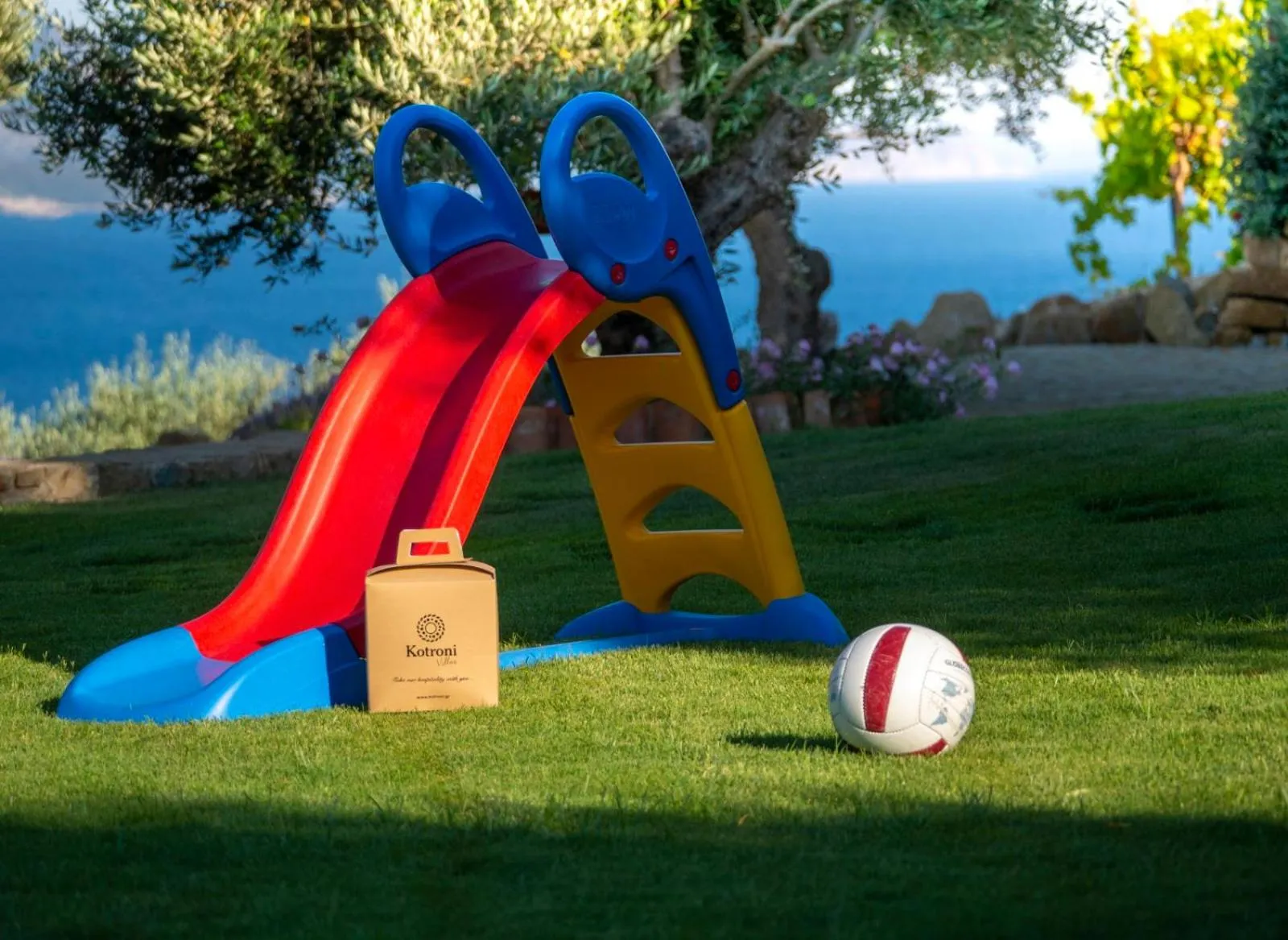 Children play ground in Kotroni Villas