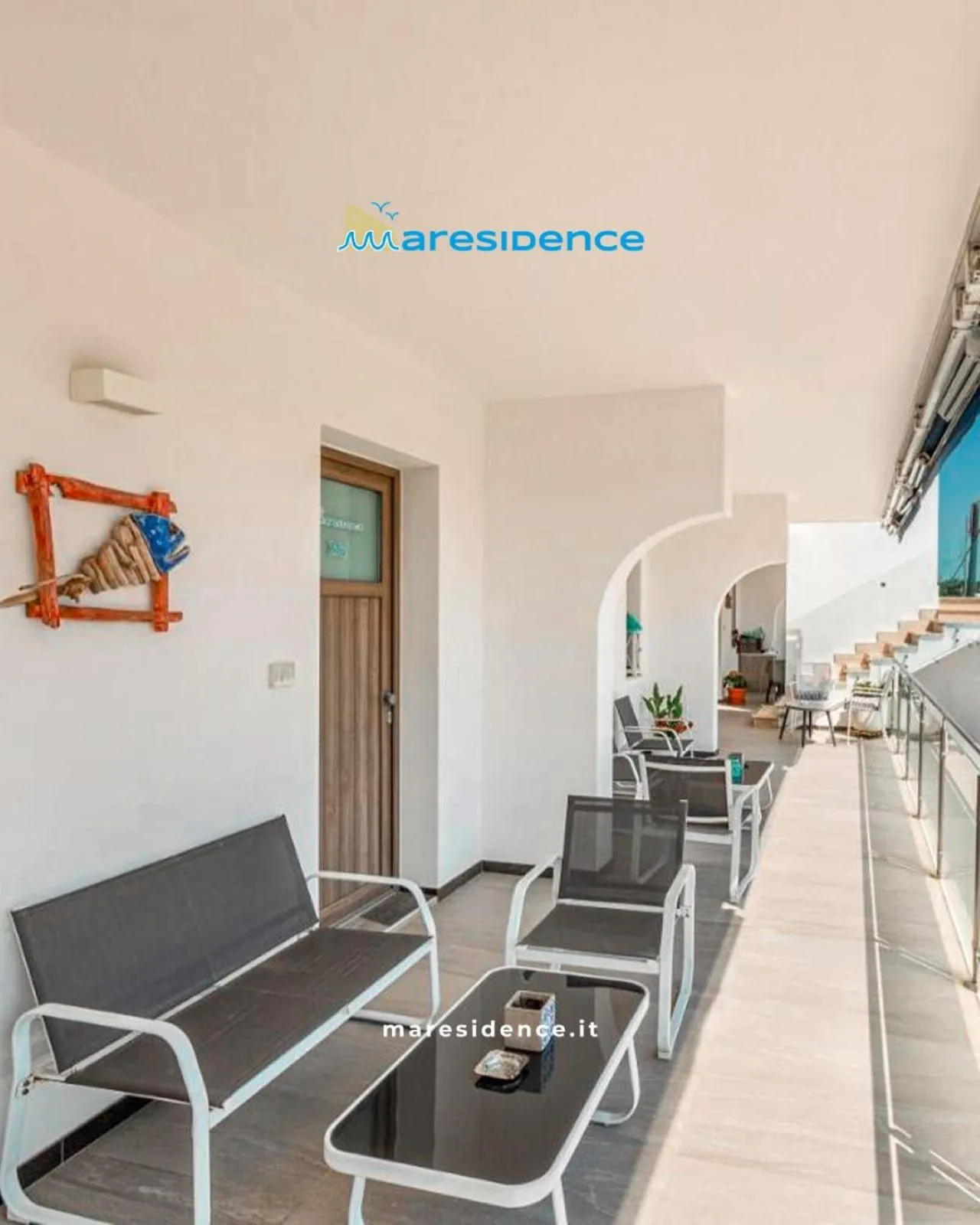 Balcony/Terrace in Maresidence - il Residence sul mare a Torre Pali