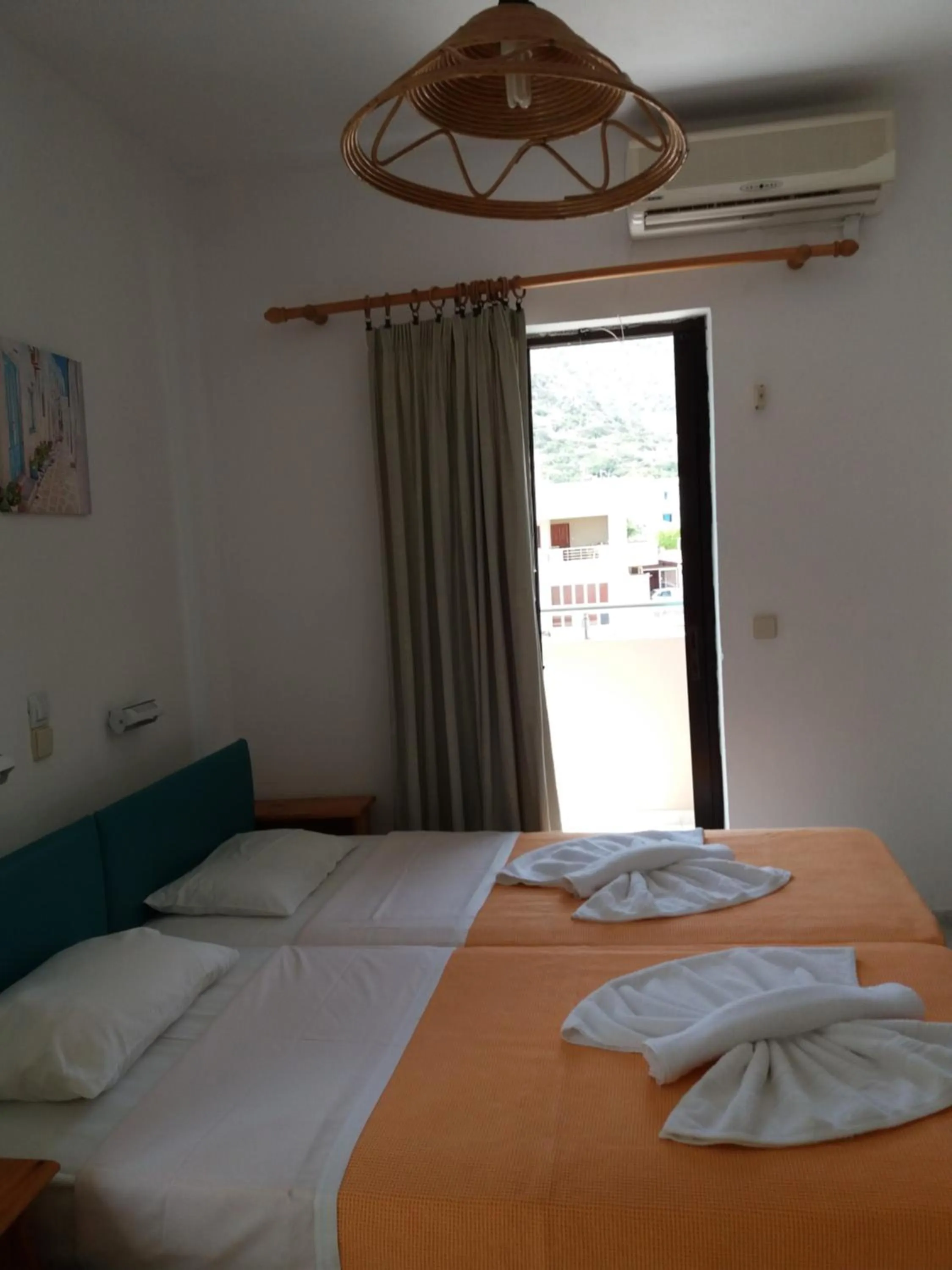 Bed in Hotel Anatoli Apartments