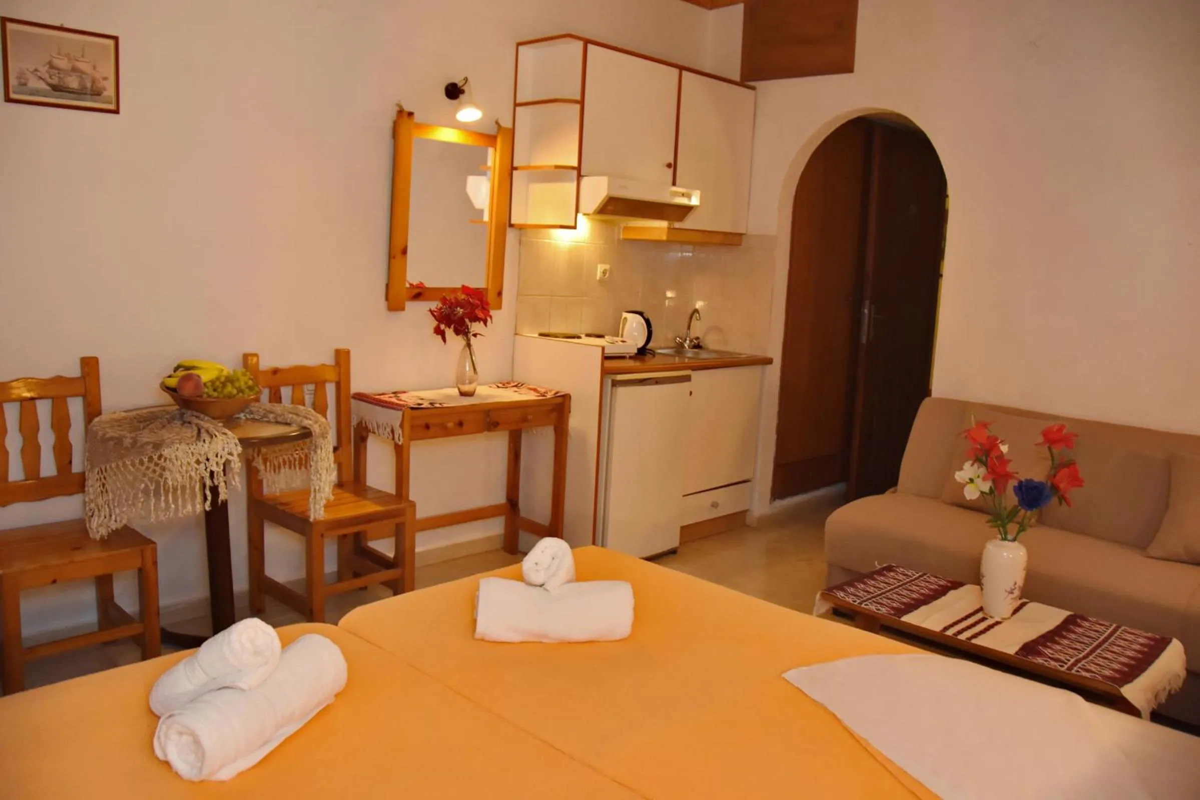 Kitchen or kitchenette in Hotel Anatoli Apartments