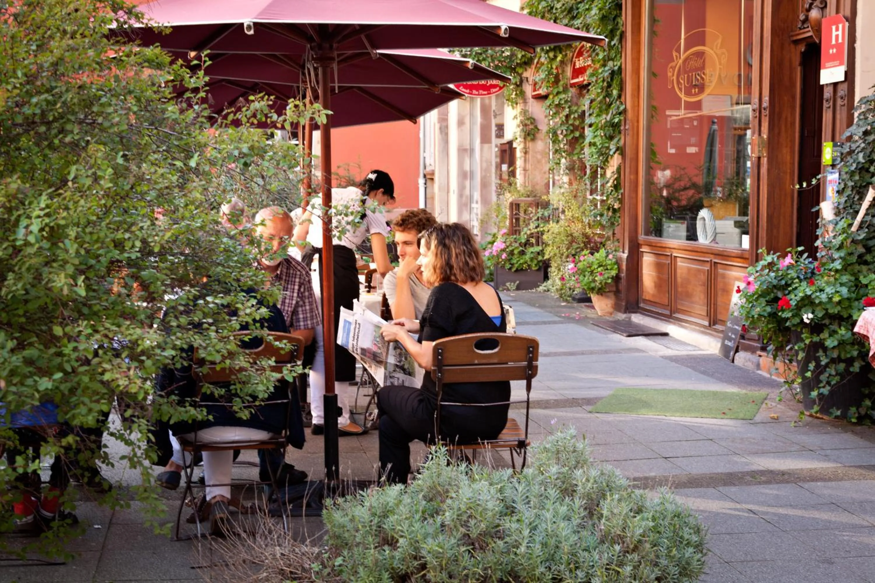 Balcony/Terrace in Hotel Suisse