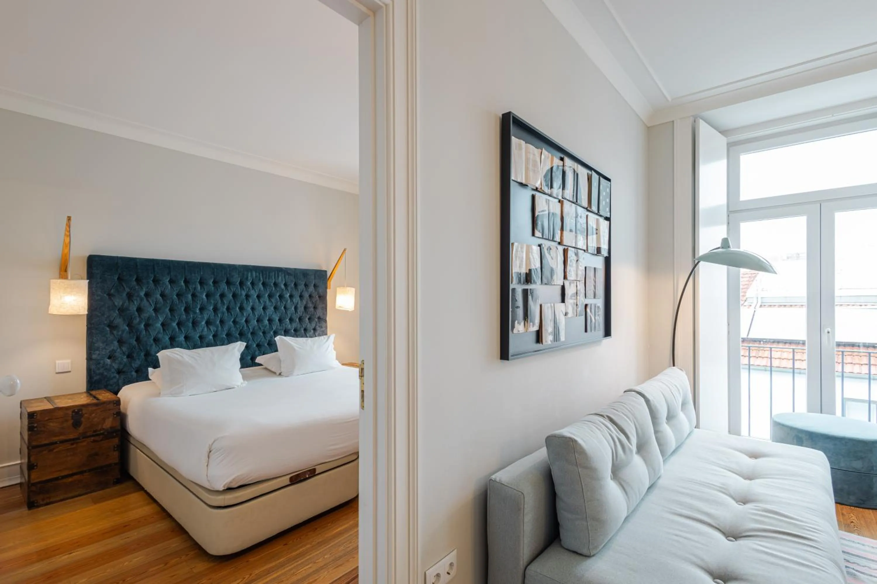 Bedroom, Bed in Almaria - Ex Libris Apartments | Chiado