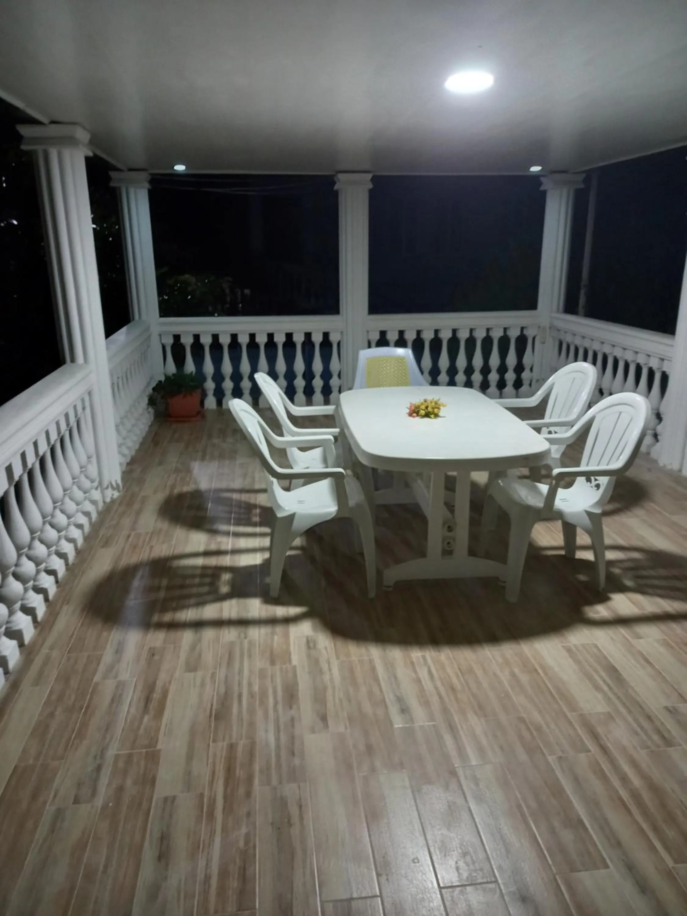 Balcony/Terrace in Tskaltubo Apartment Mirian Mepe