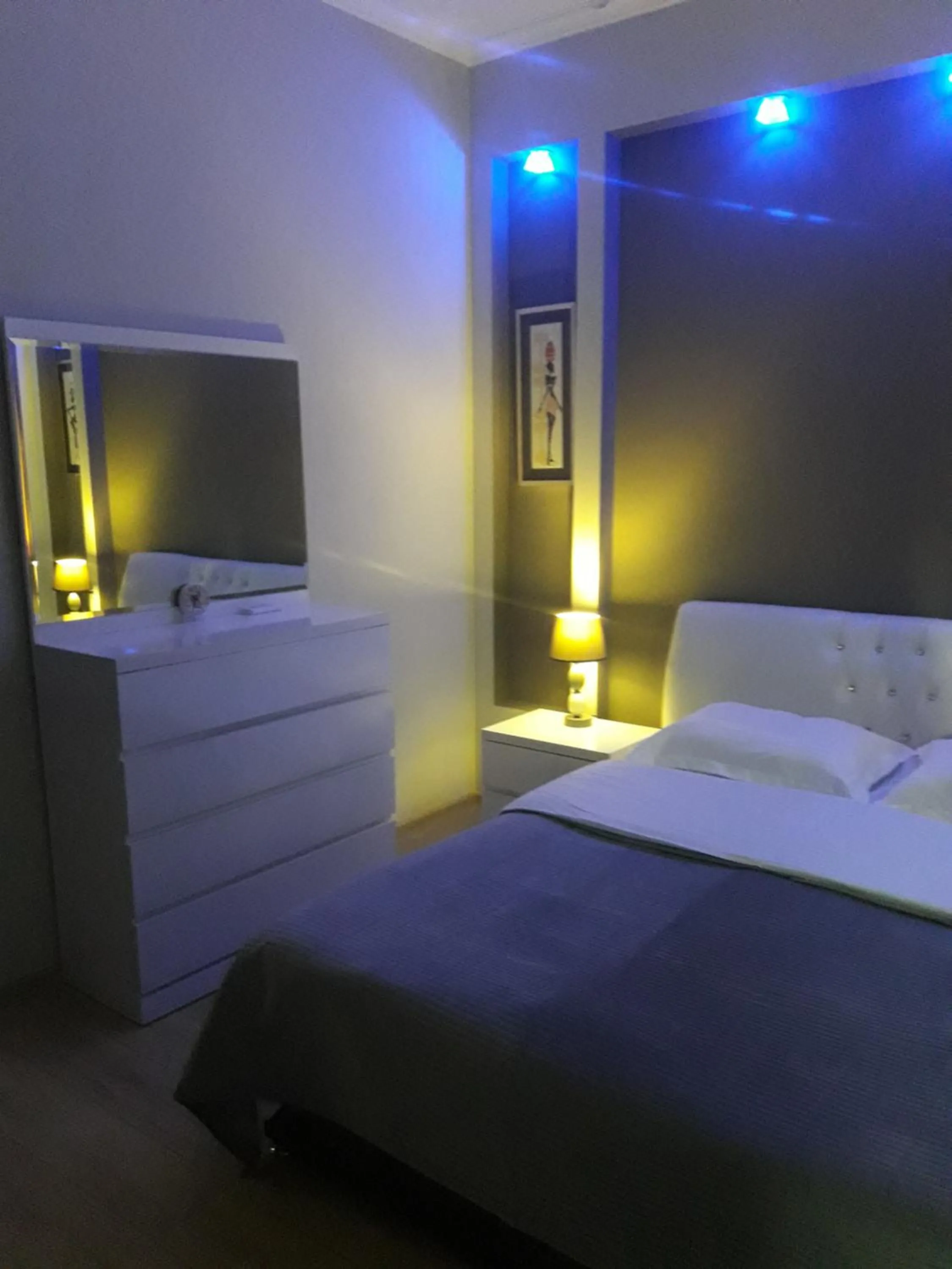 Bedroom, Bed in Tskaltubo Apartment Mirian Mepe