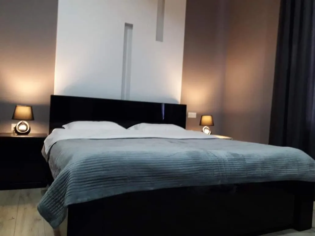 Bedroom, Bed in Tskaltubo Apartment Mirian Mepe