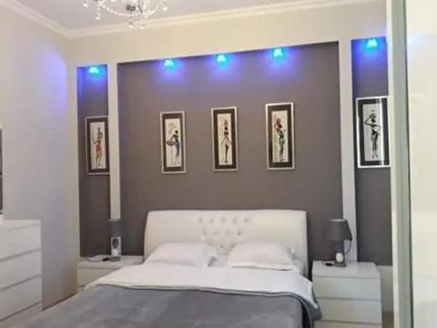 Bedroom, Bed in Tskaltubo Apartment Mirian Mepe
