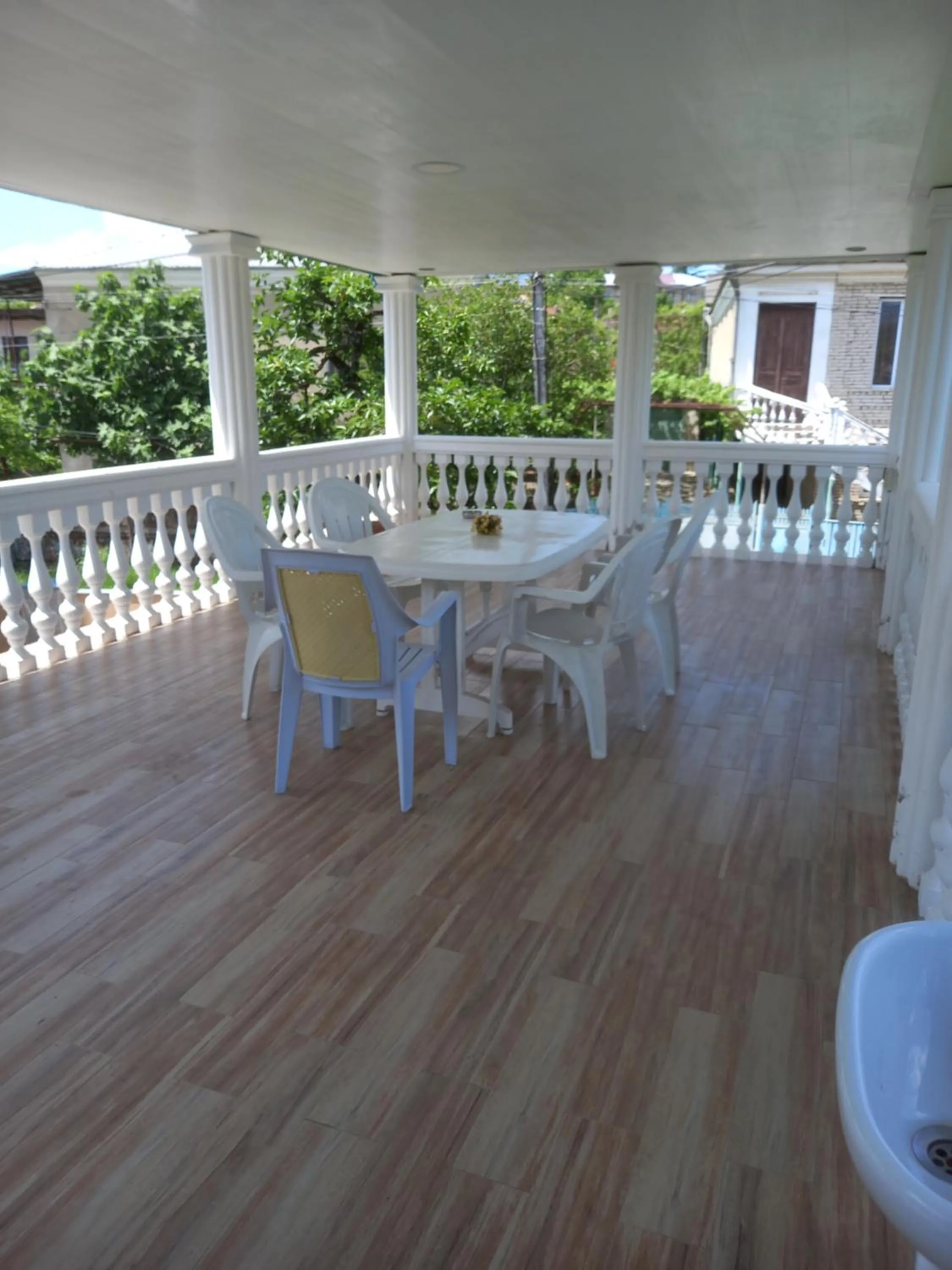 Balcony/Terrace in Tskaltubo Apartment Mirian Mepe