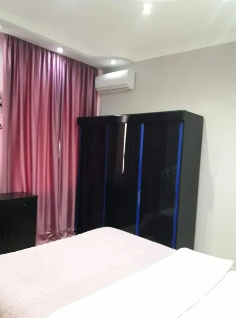Bedroom, Bed in Tskaltubo Apartment Mirian Mepe