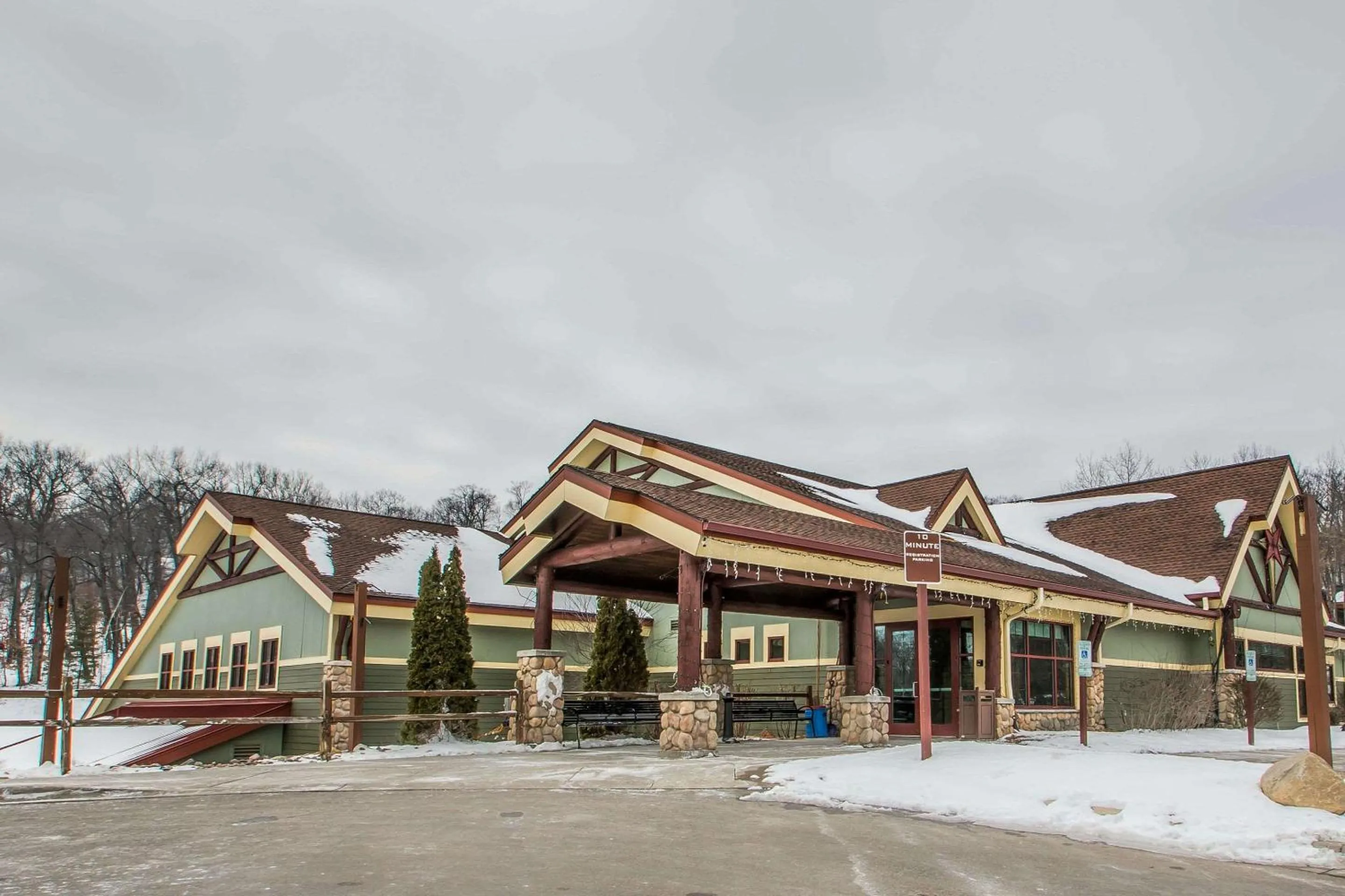 Property building in Bluegreen Vacations Christmas Mountain Village, an Ascend Collection Resort