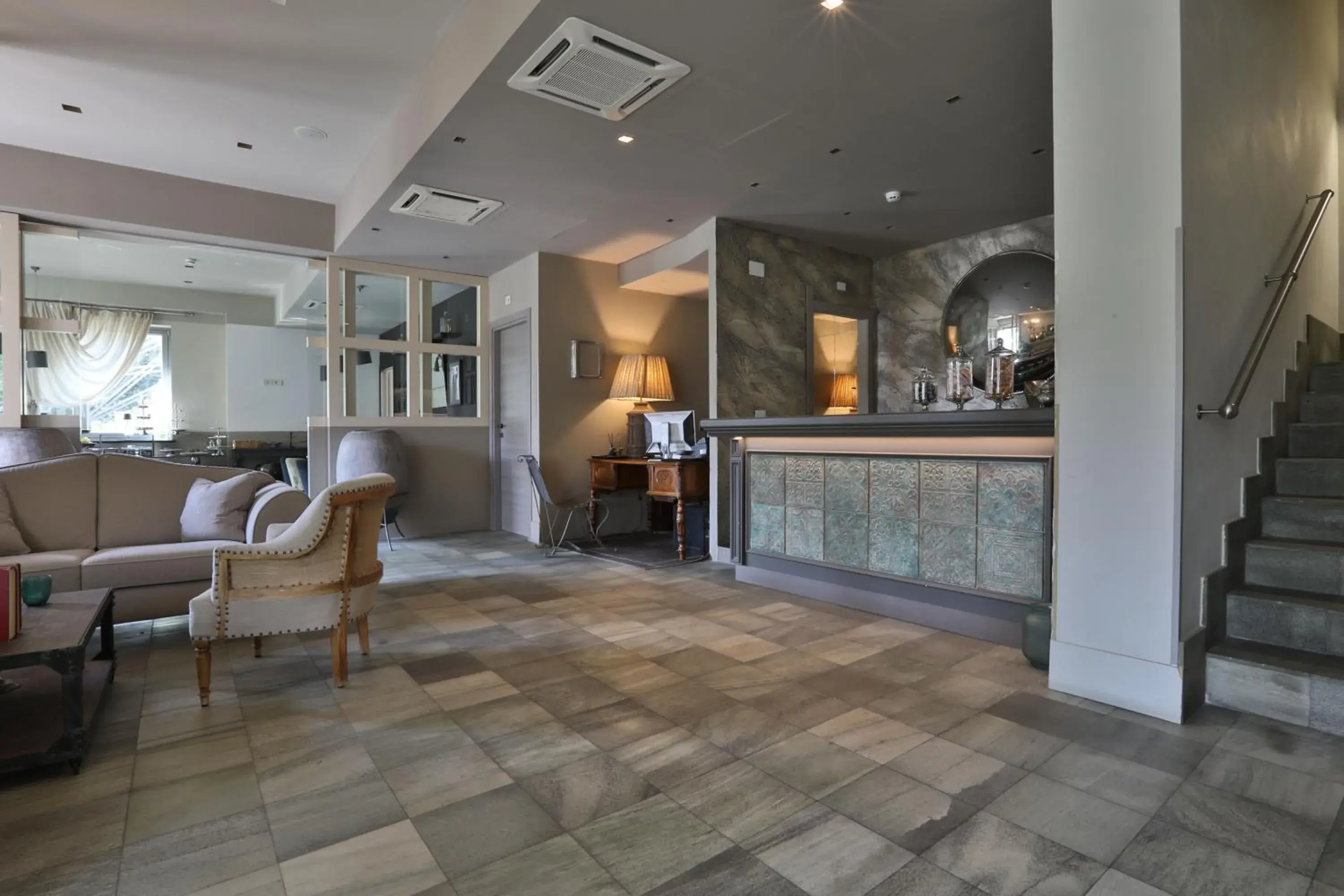 Lobby or reception in Hotel Le Corderie Lobby or reception in Hotel Le Corderie