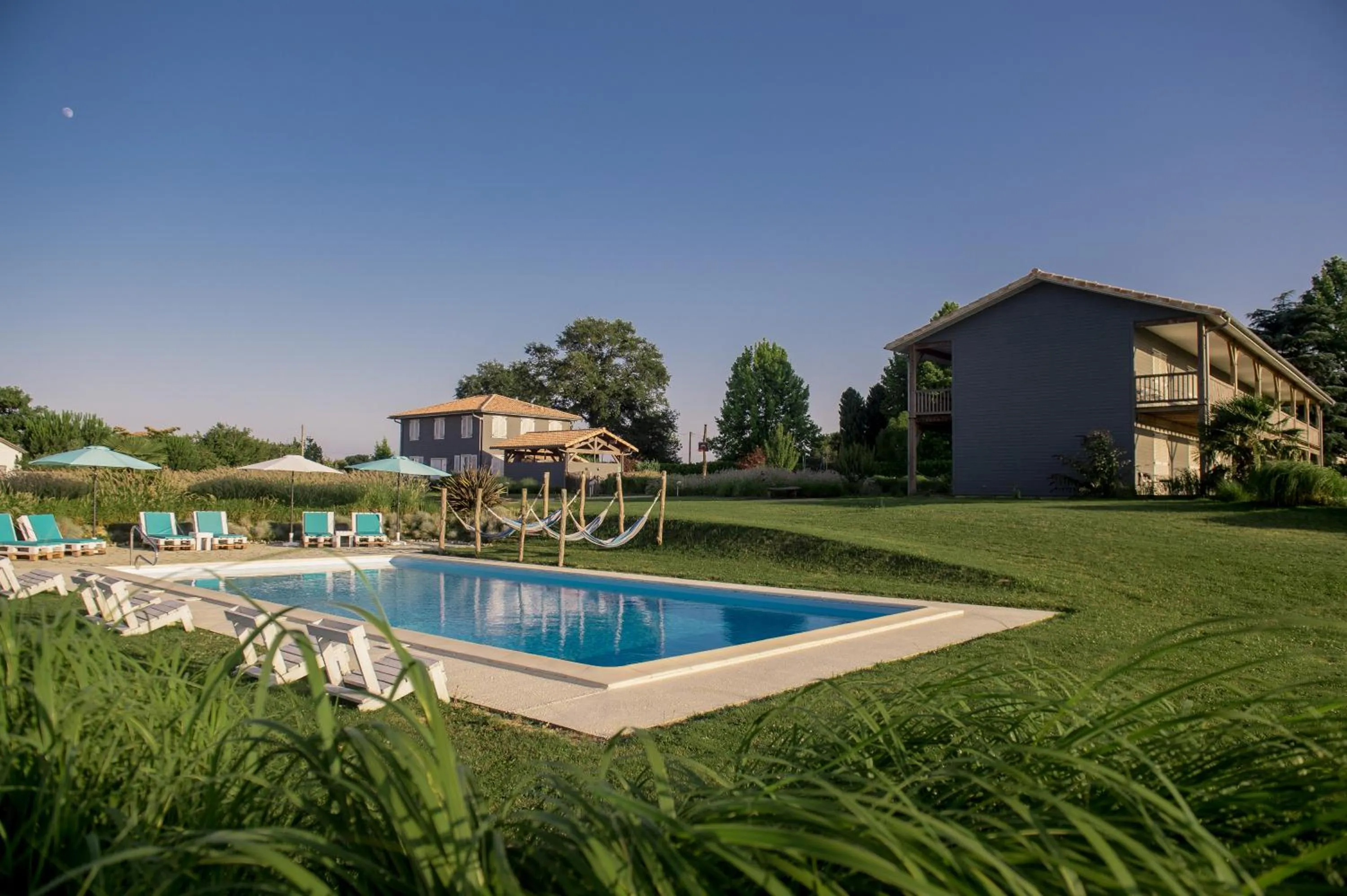 Swimming pool in La Petite Couronne, Ecolodge & Lofts
