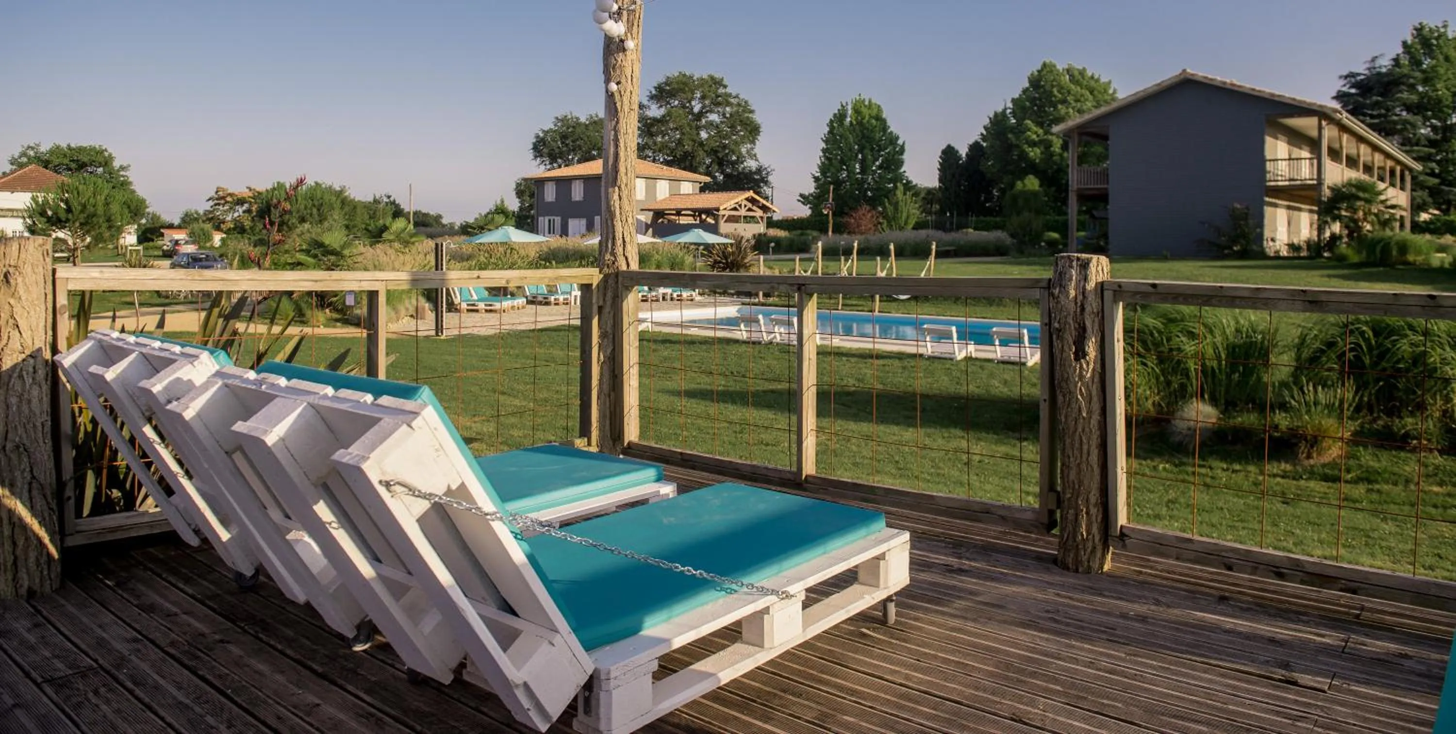 Patio in La Petite Couronne, Ecolodge & Lofts