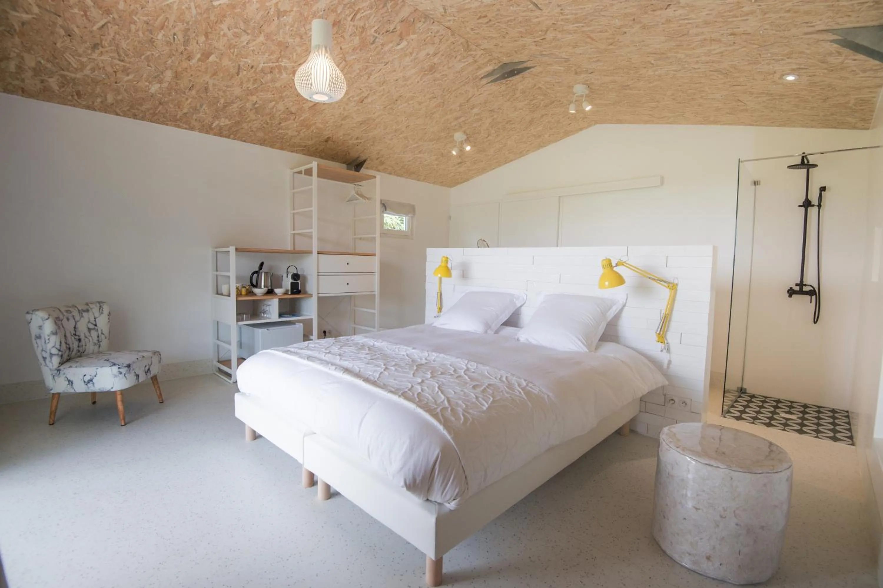 Bed in La Petite Couronne, Ecolodge & Lofts