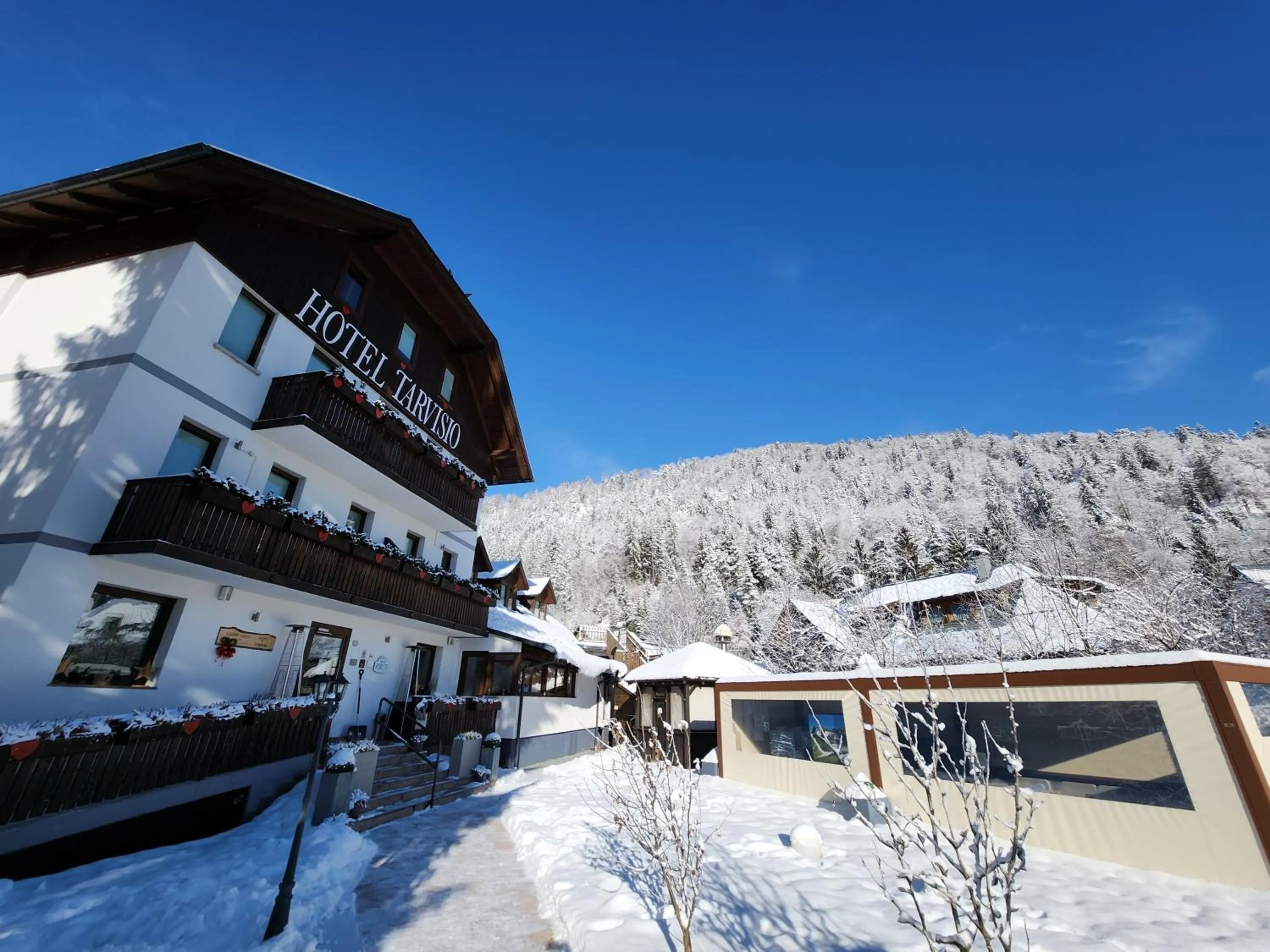 Property building in Hotel Tarvisio Four Seasons