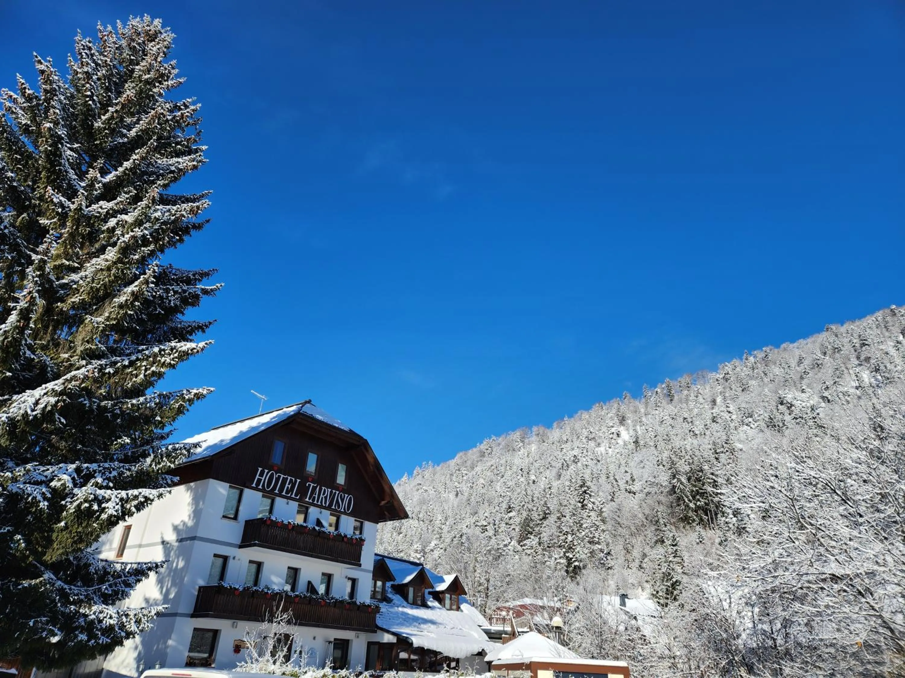 Property building in Hotel Tarvisio Four Seasons