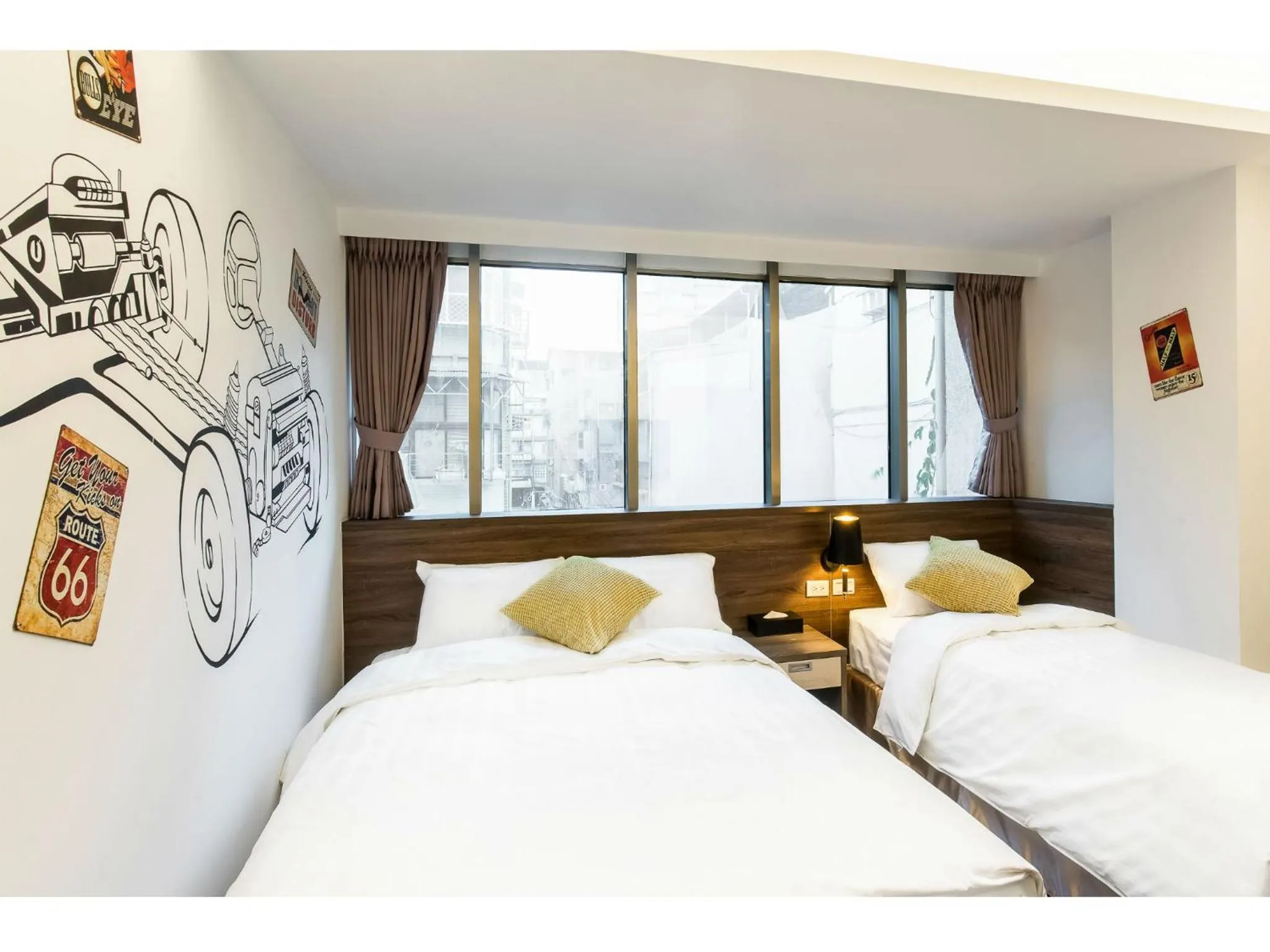 Day, Bed in RF Hotel  Linsen