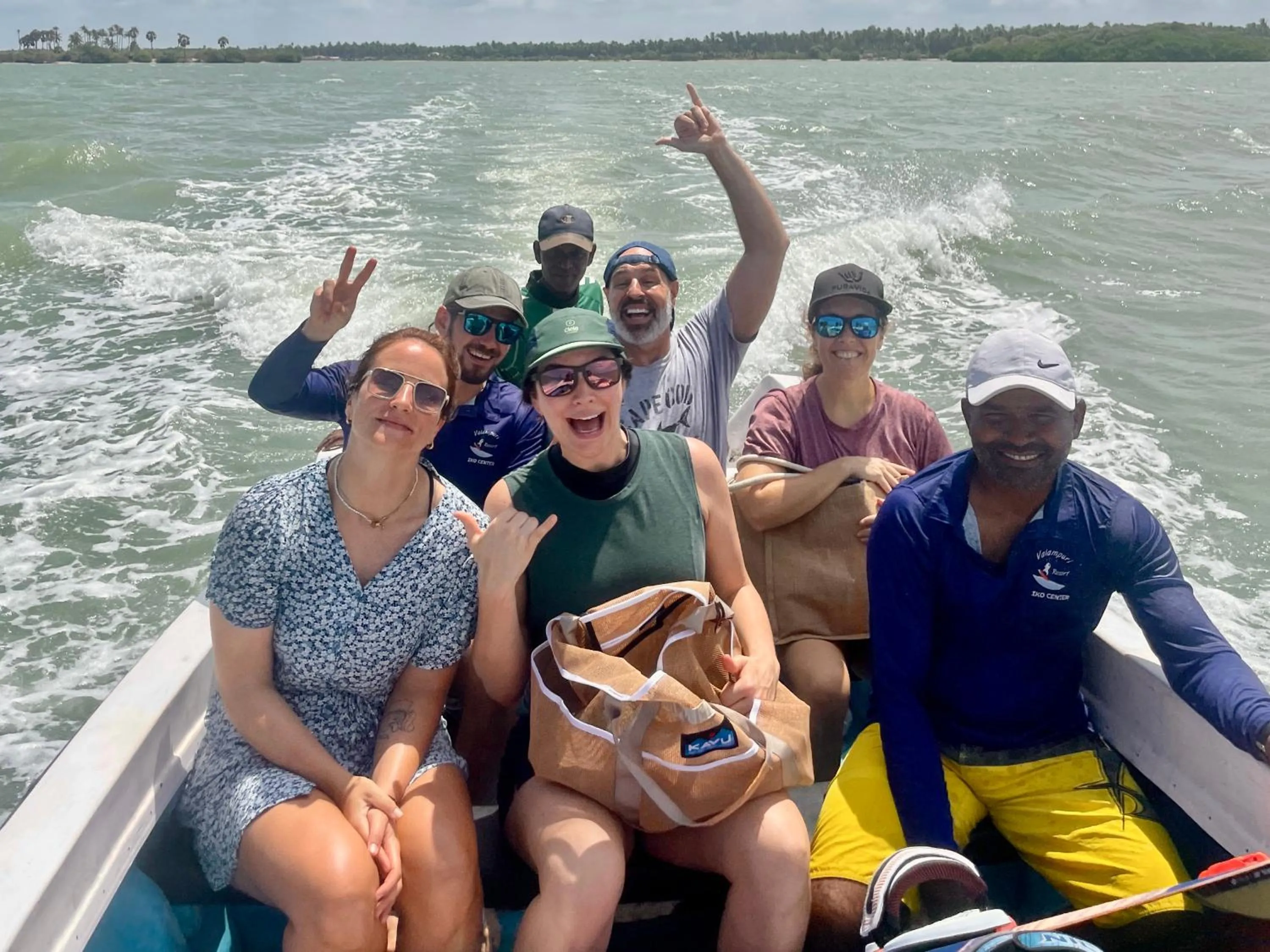 People in Valampuri Kite Resort