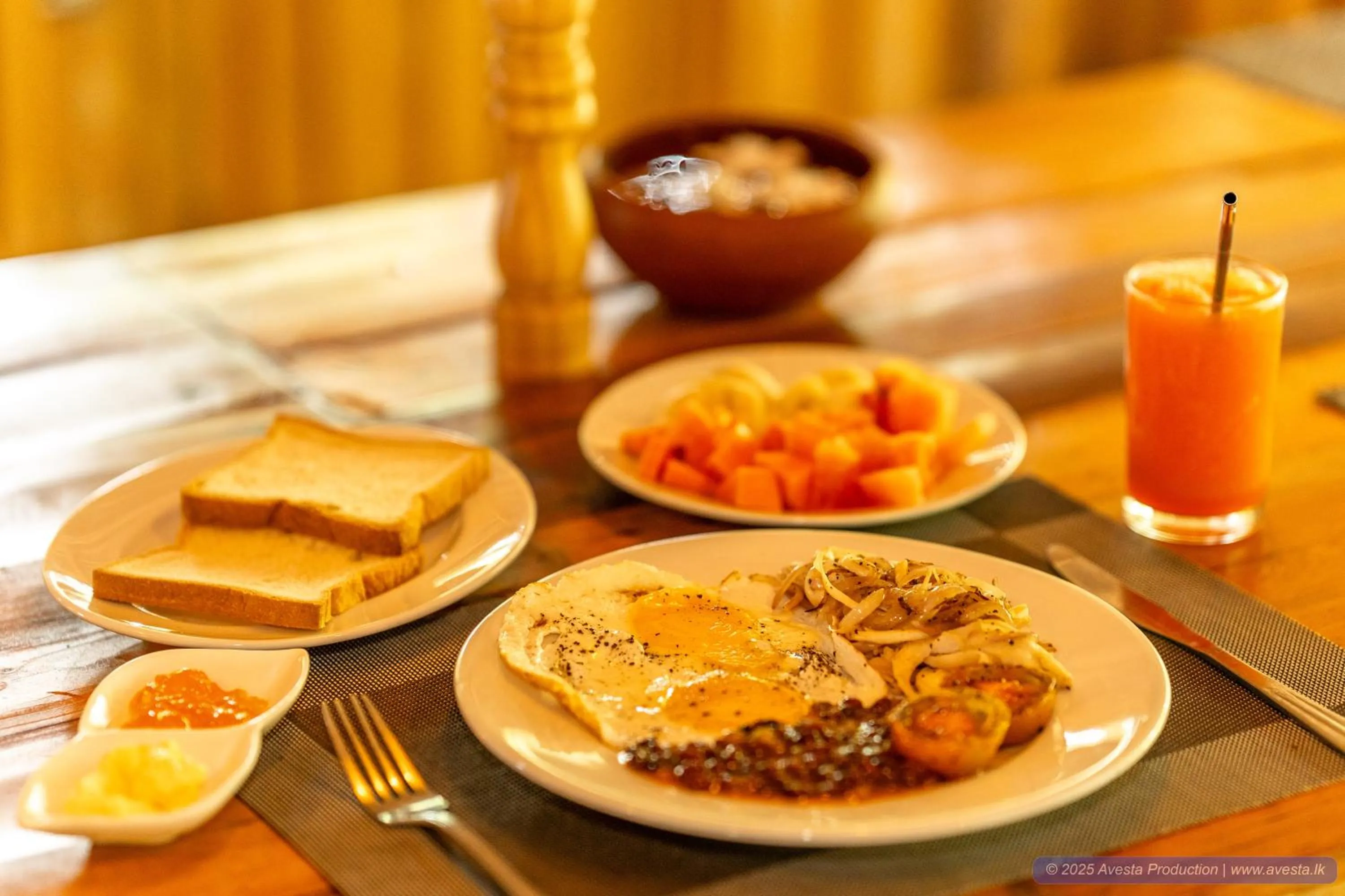 Breakfast in Valampuri Kite Resort