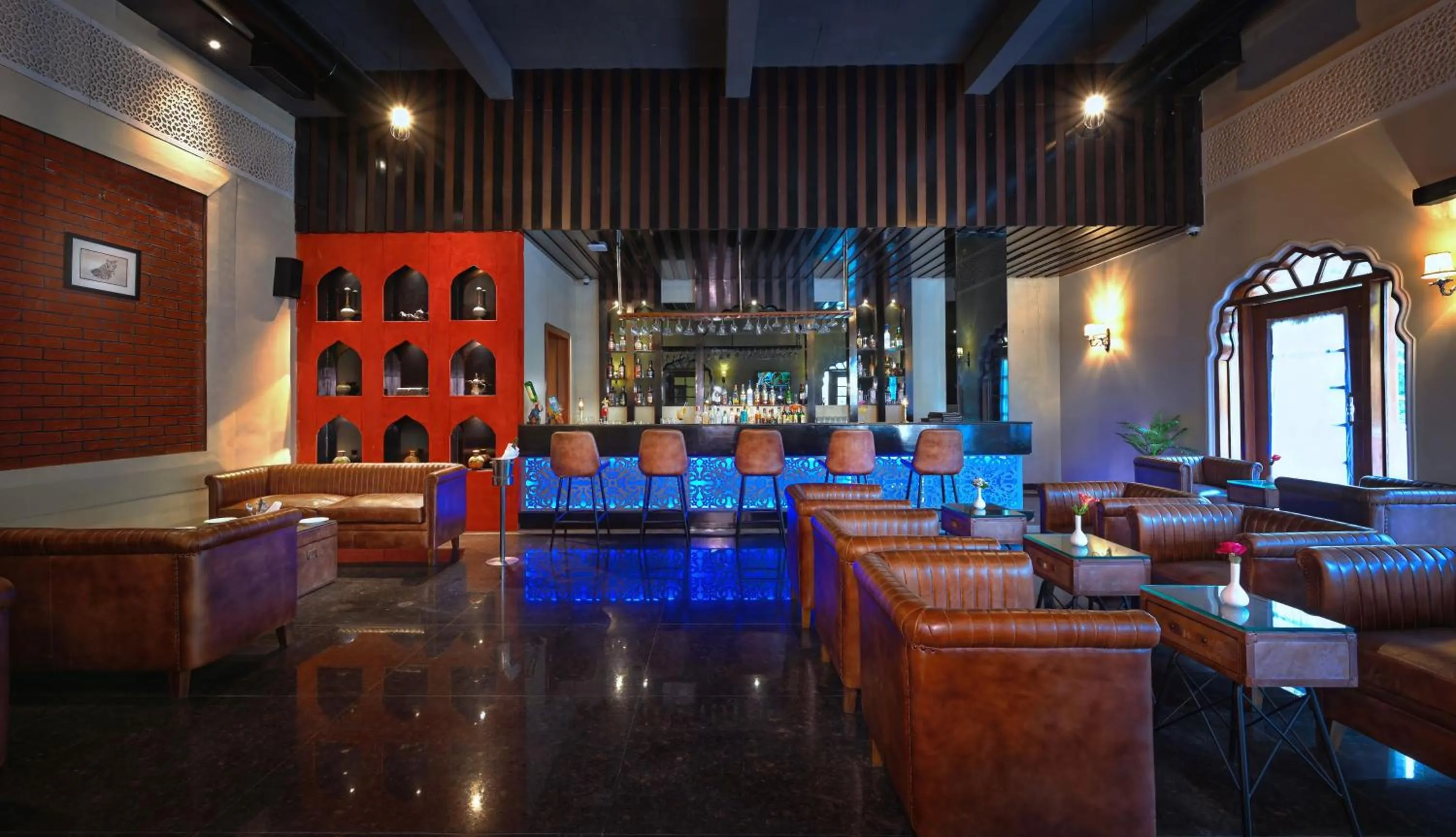 Lounge or bar in The Tigress, Ranthambore