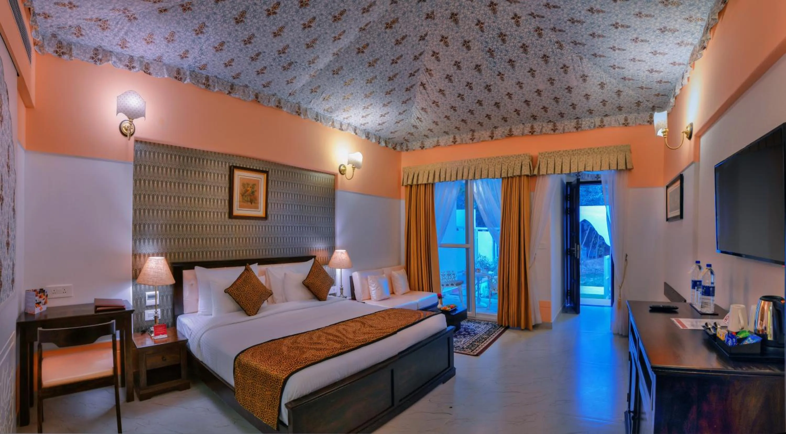 Bedroom, Bed in The Tigress, Ranthambore