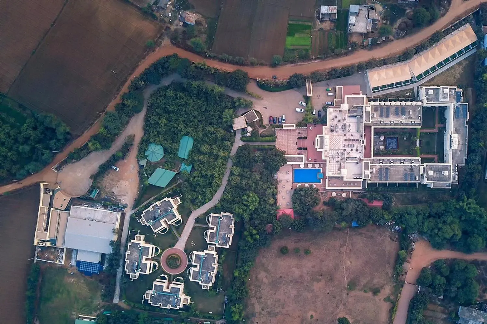 Bird's eye view in The Tigress, Ranthambore