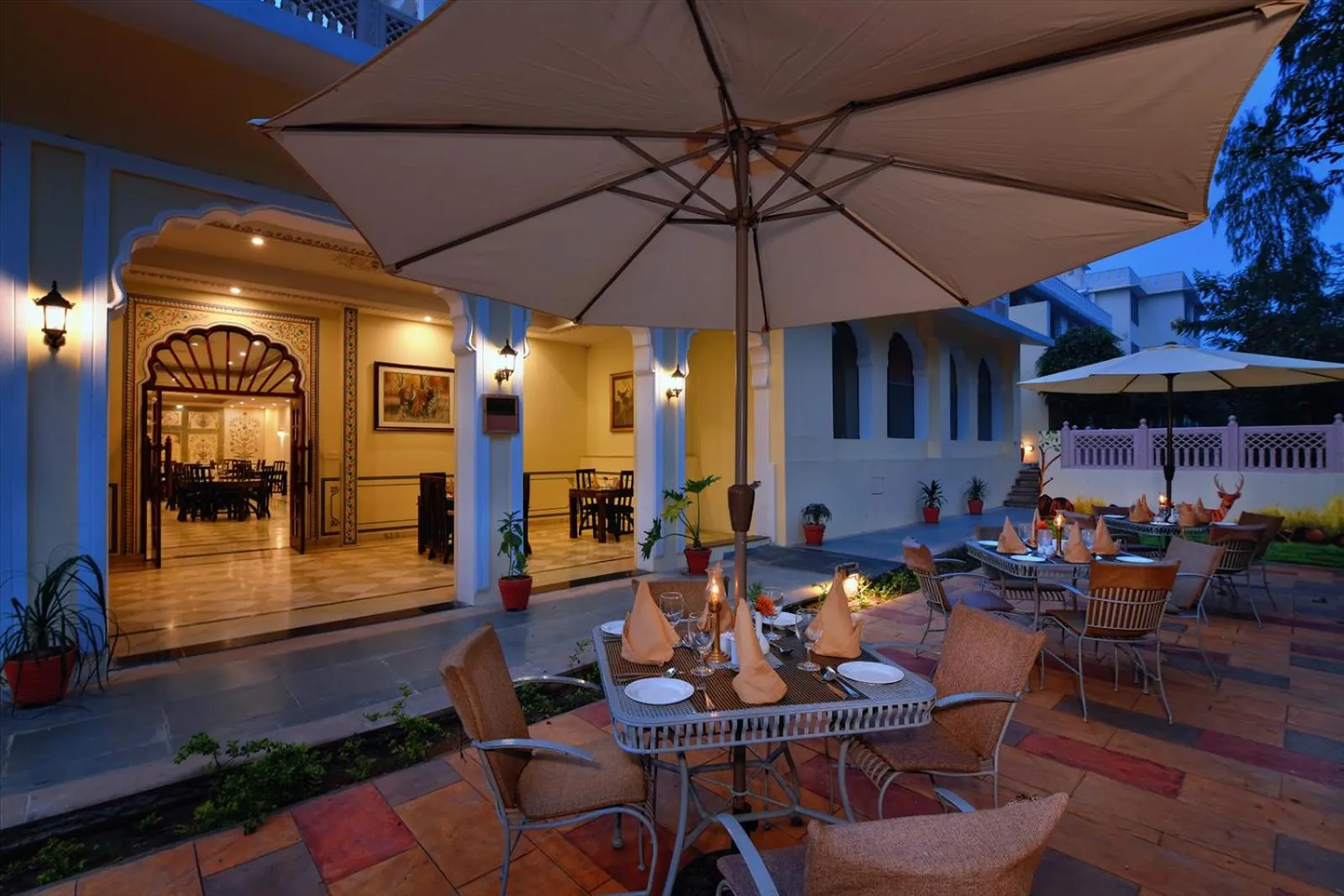 Restaurant/places to eat in The Tigress, Ranthambore