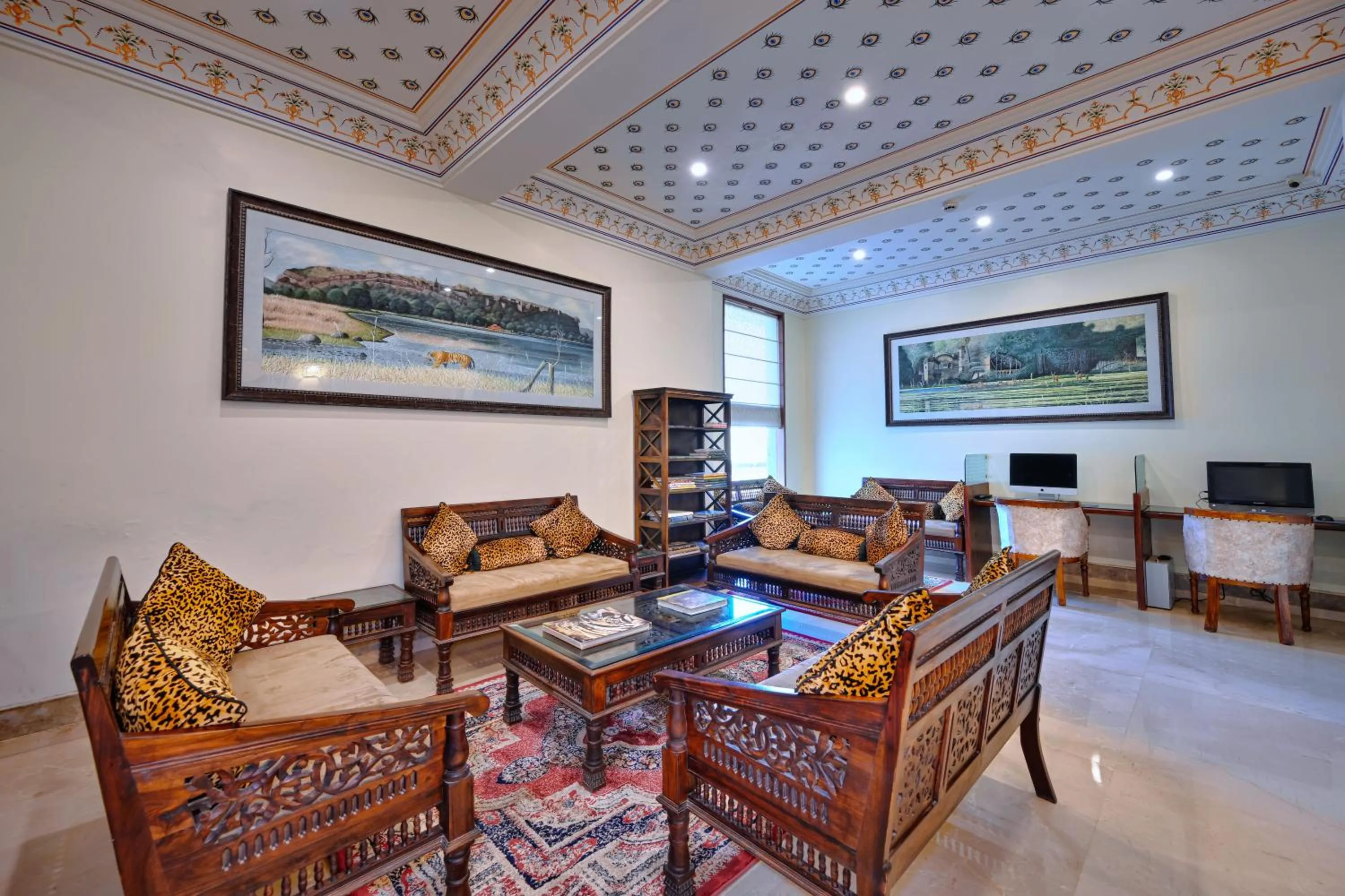 Seating area in The Tigress, Ranthambore