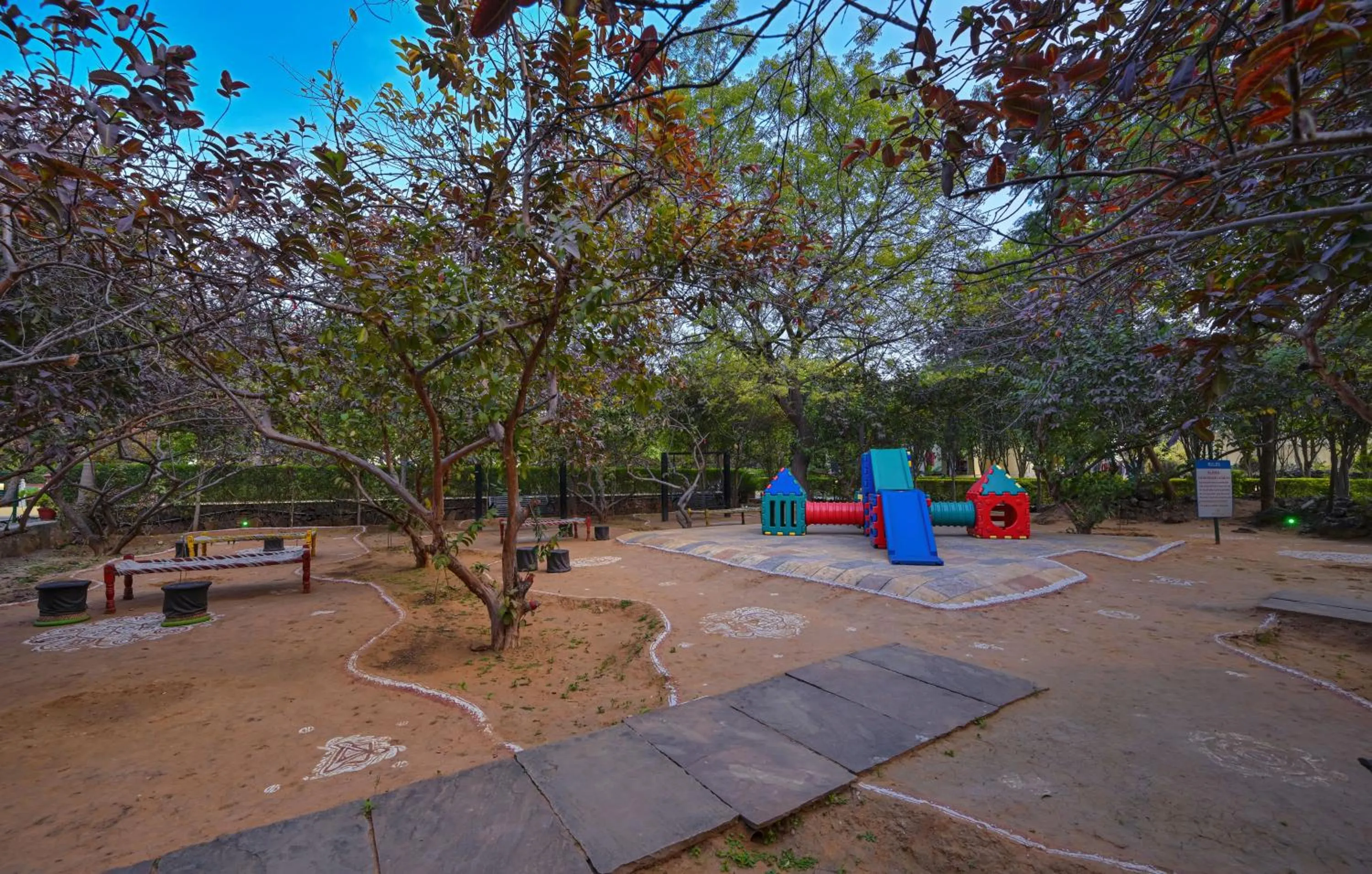 Children play ground in The Tigress, Ranthambore