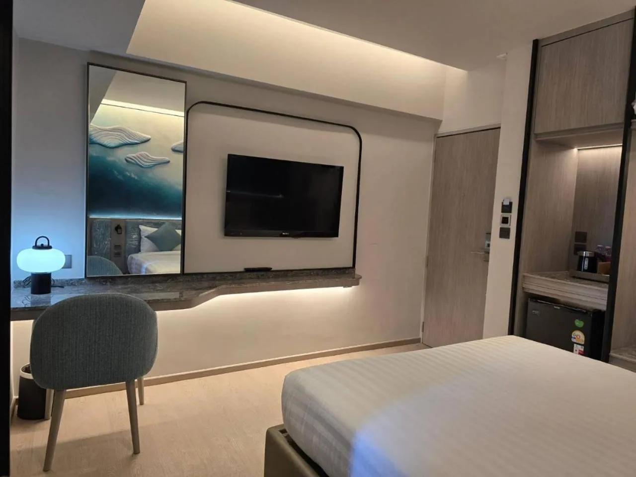 TV and multimedia, Bed in Mike Hotel