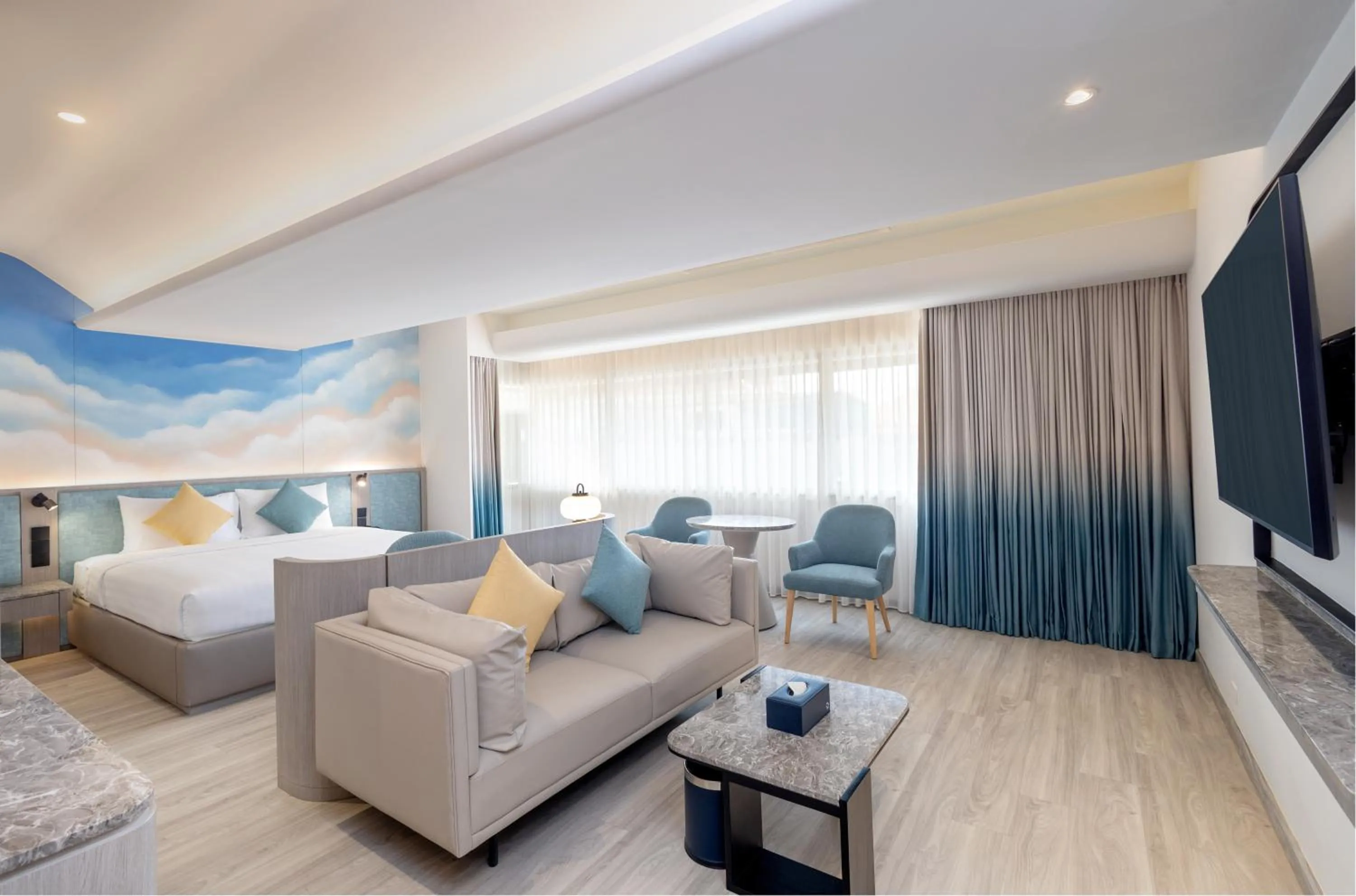 Bedroom in Cloudotel Walking Street Pattaya