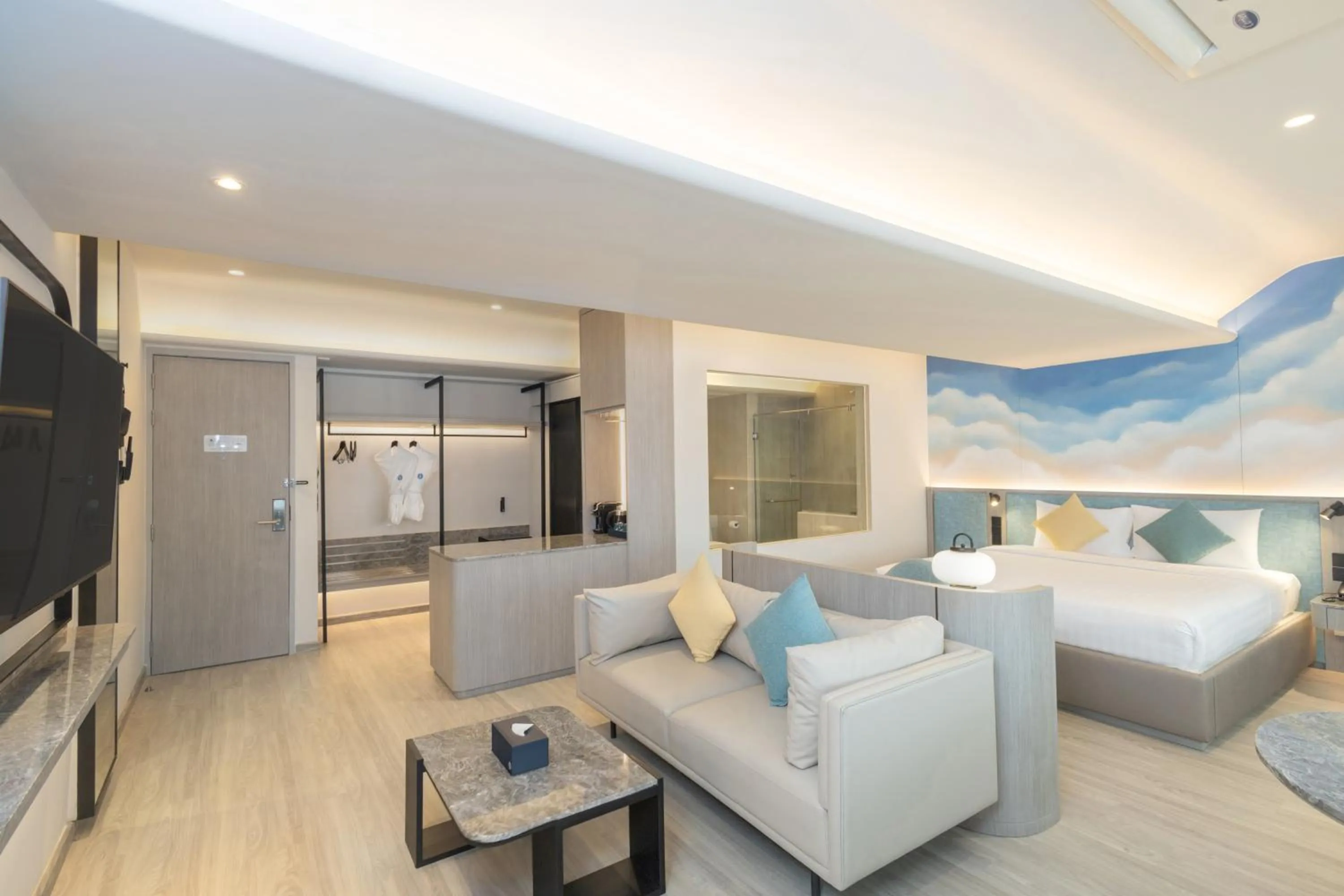 Bedroom in Cloudotel Walking Street Pattaya