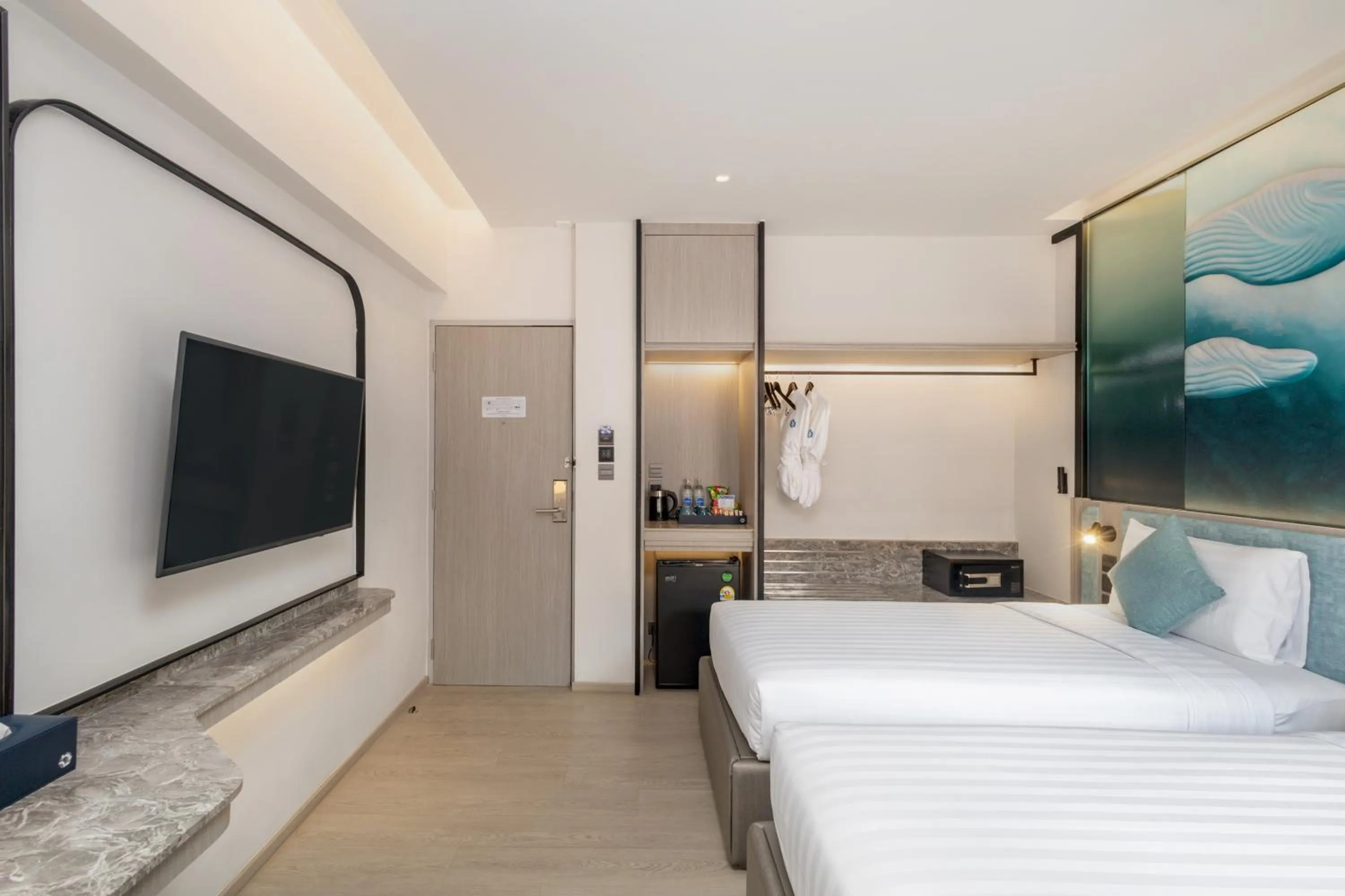 Bedroom, Bed in Cloudotel Walking Street Pattaya