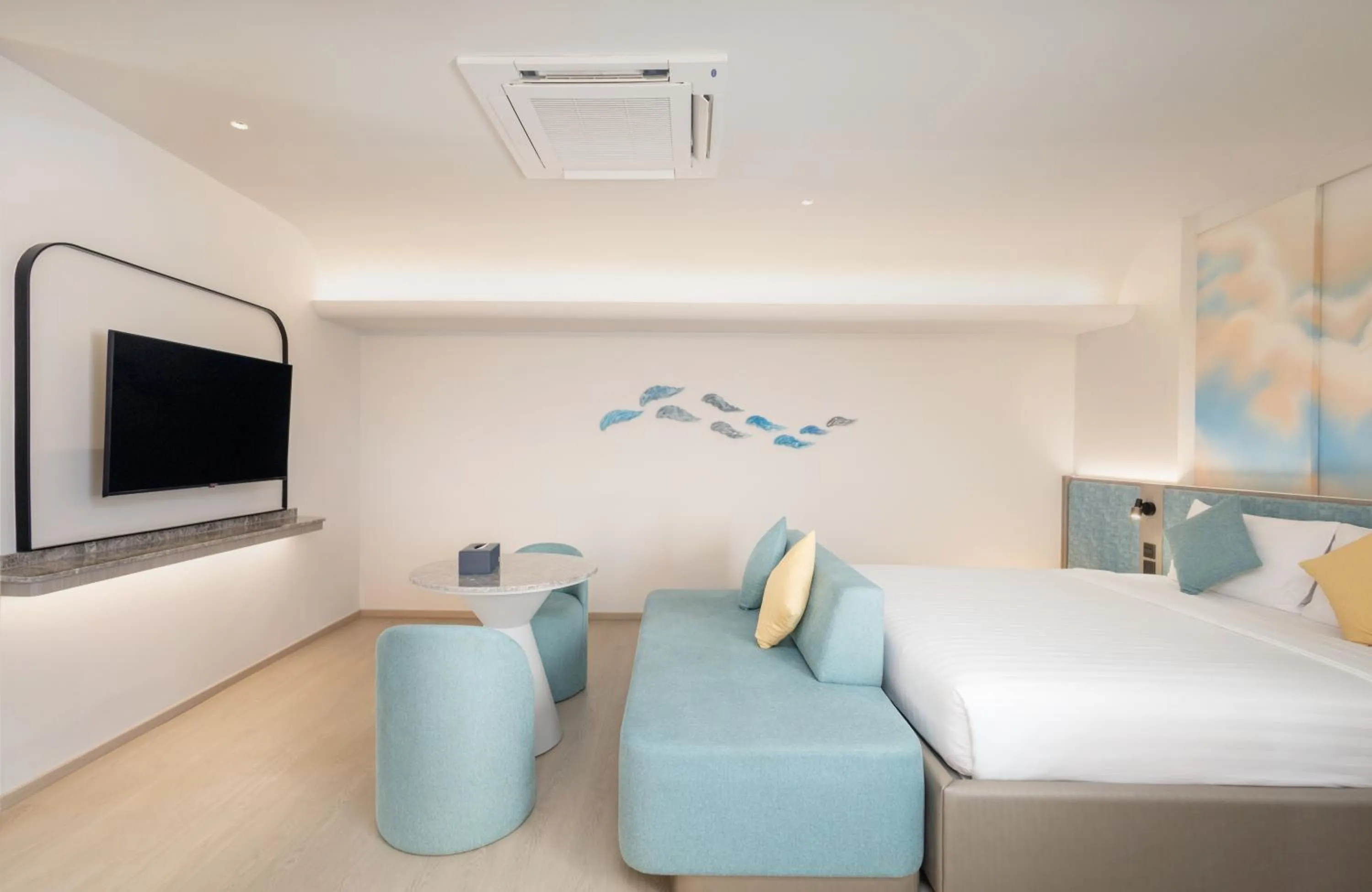 Bedroom, Bed in Cloudotel Walking Street Pattaya