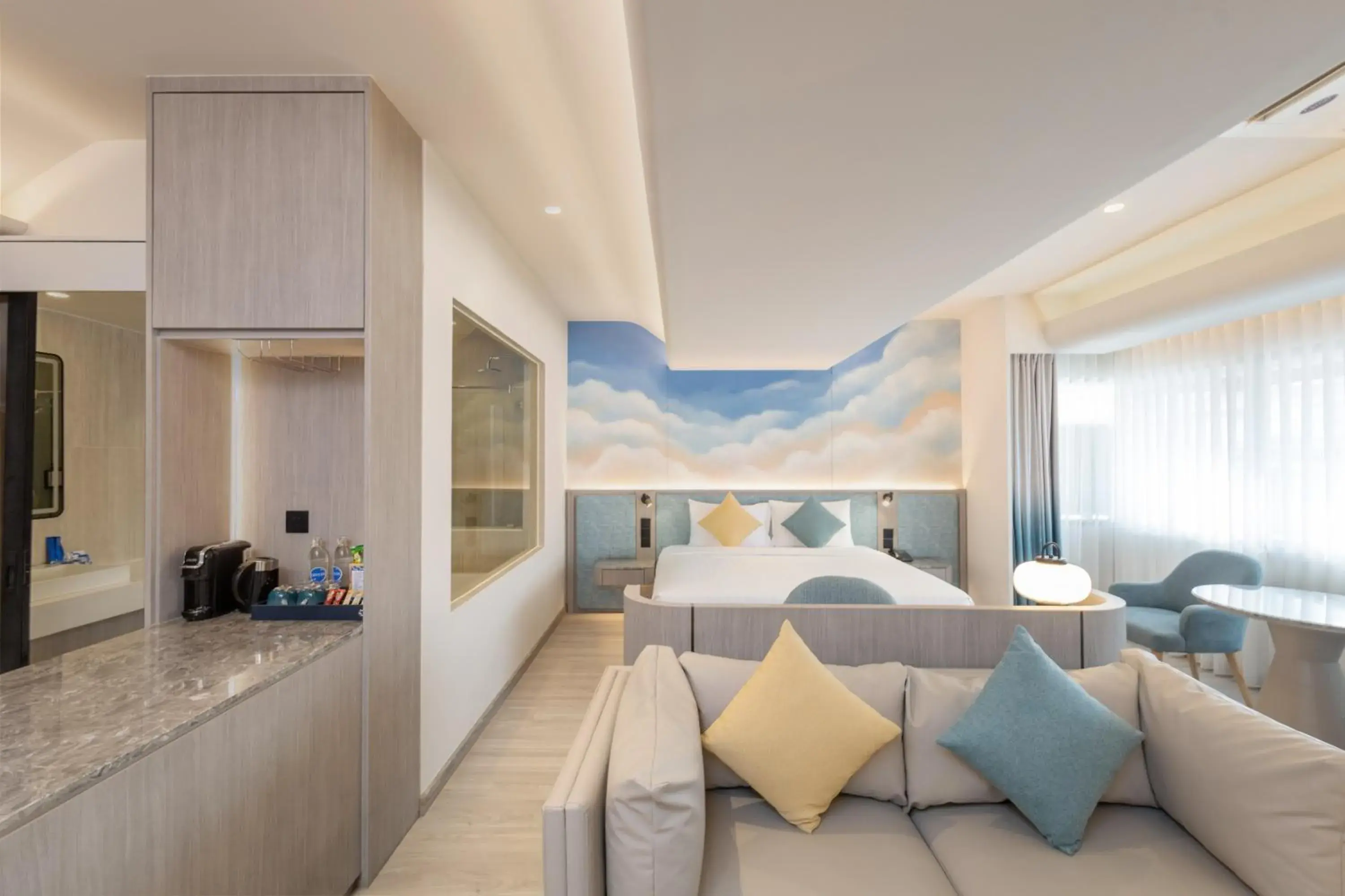 Bedroom, Bed in Cloudotel Walking Street Pattaya Bedroom, Bed in Cloudotel Walking Street Pattaya