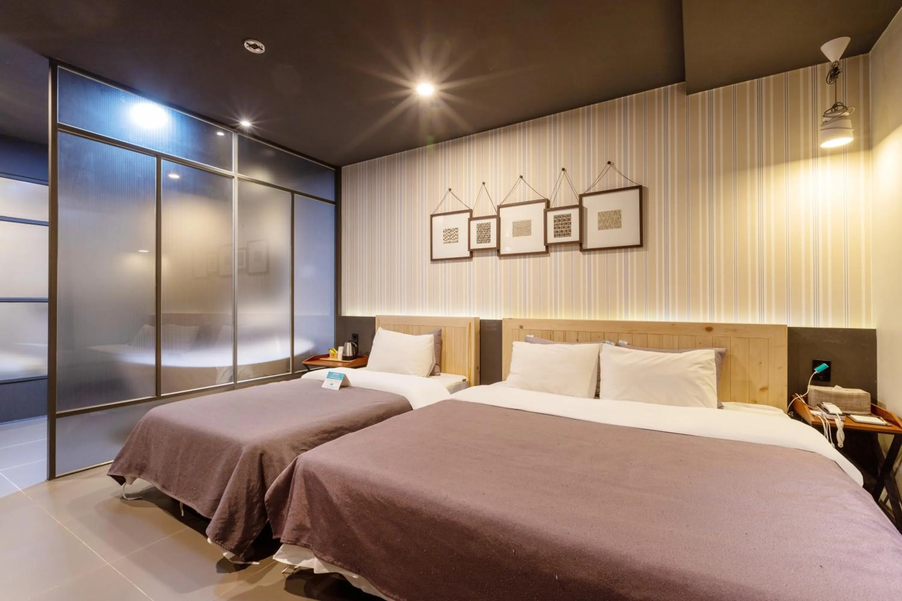 Bed in Sorgente Business Hotel