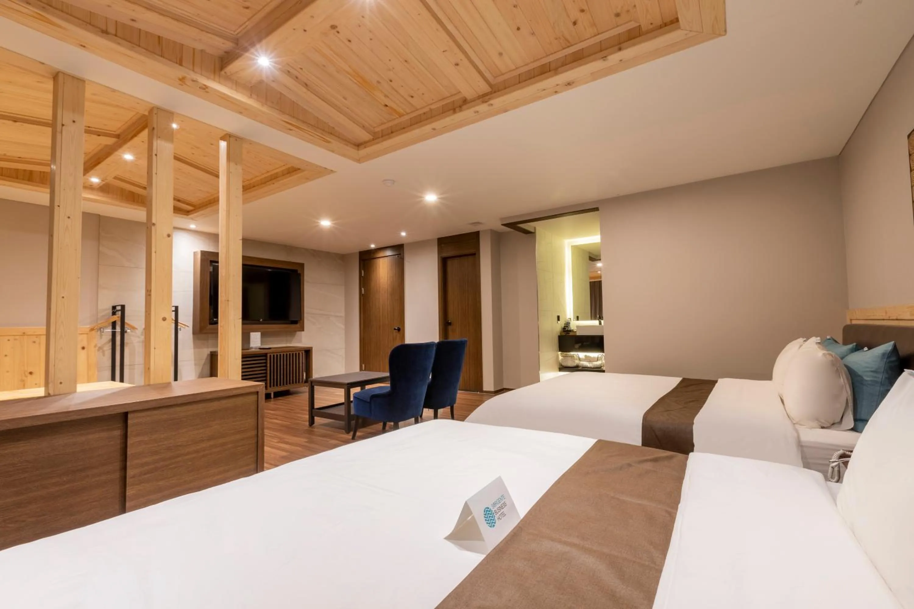 Bed in Sorgente Business Hotel