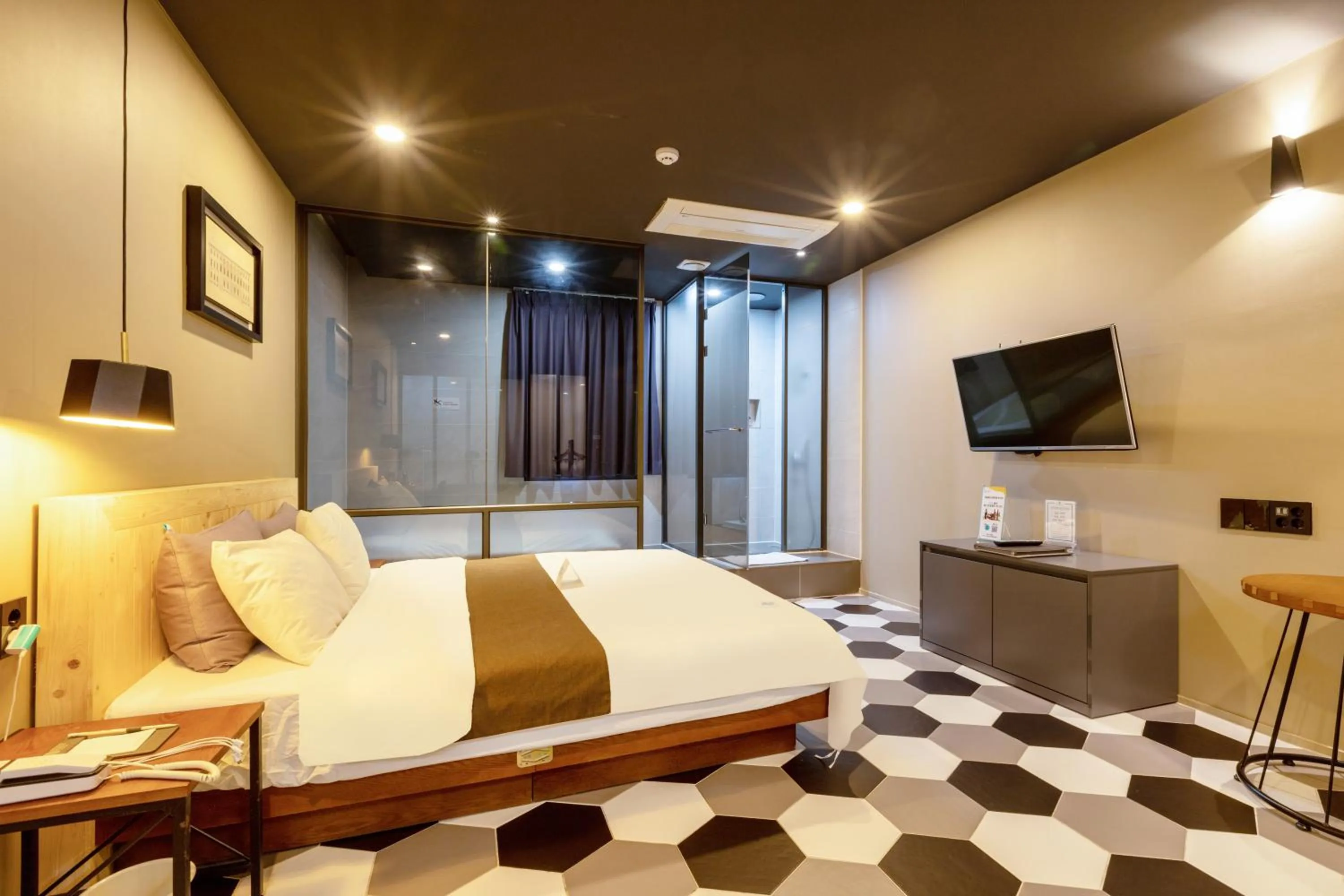 Bed in Sorgente Business Hotel