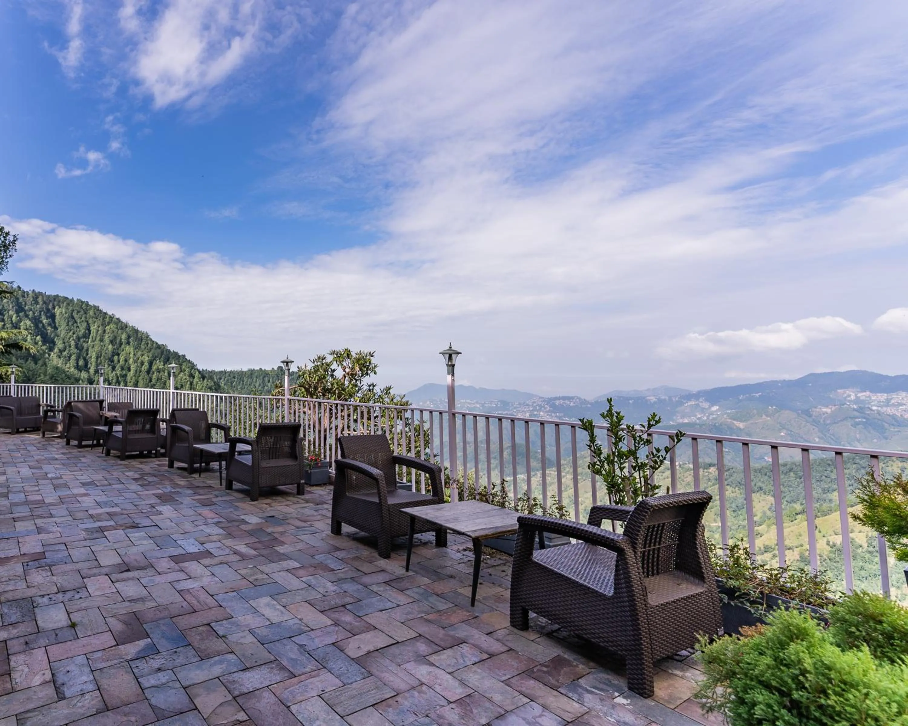 Balcony/Terrace in Kufri Pacific Resort