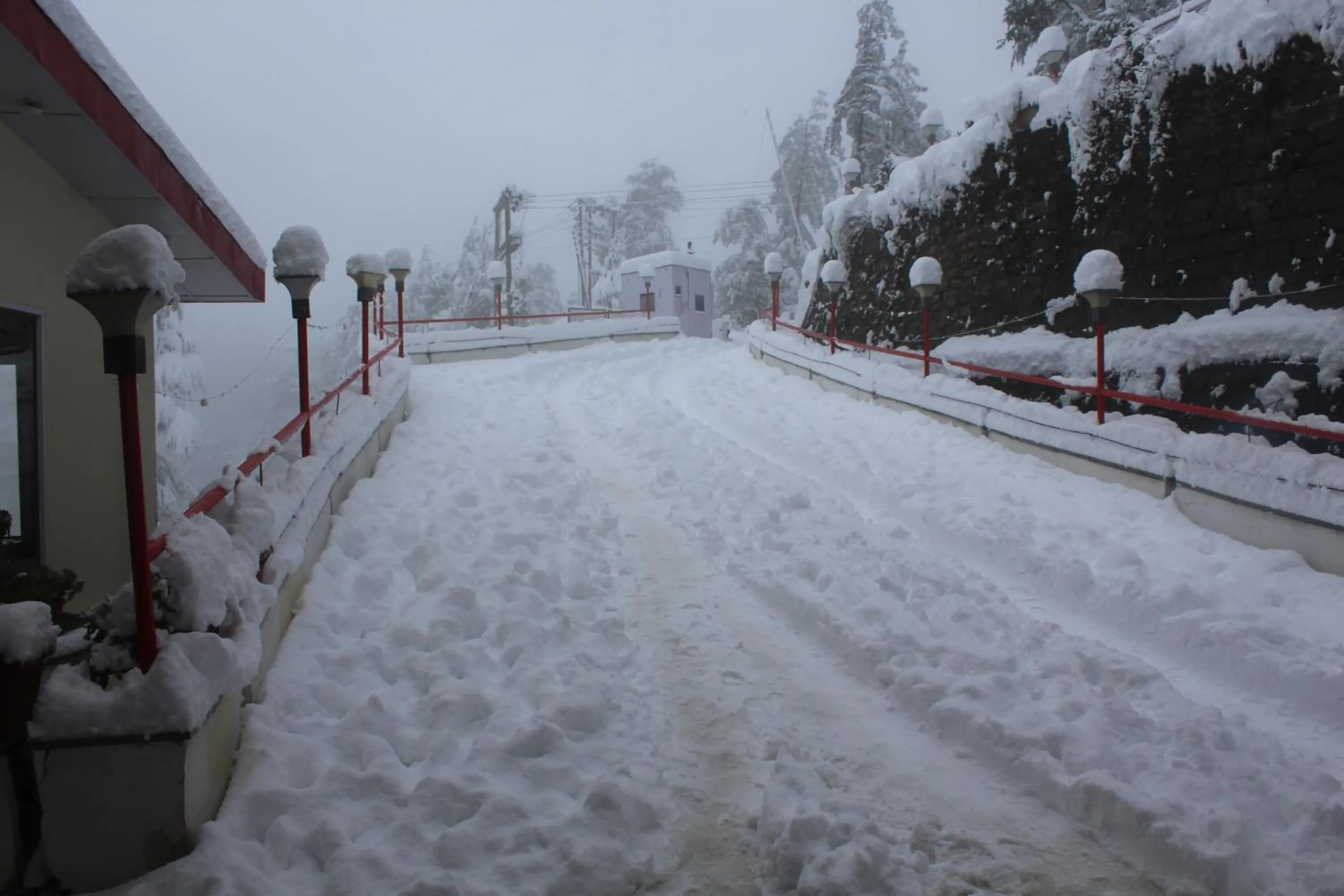 Facade/entrance in Kufri Pacific Resort