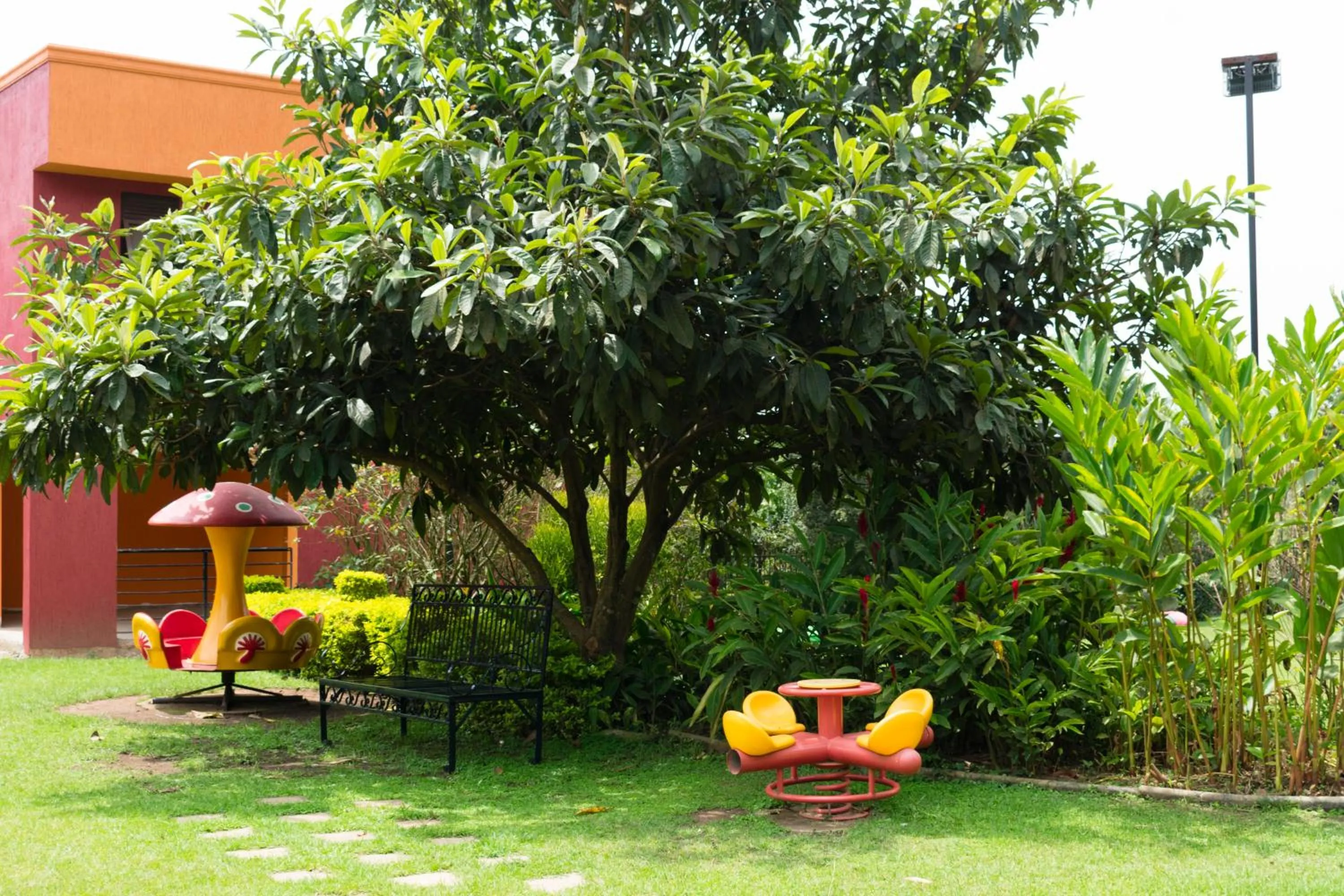 Children play ground in Fort Fun City Hotel Fort Portal