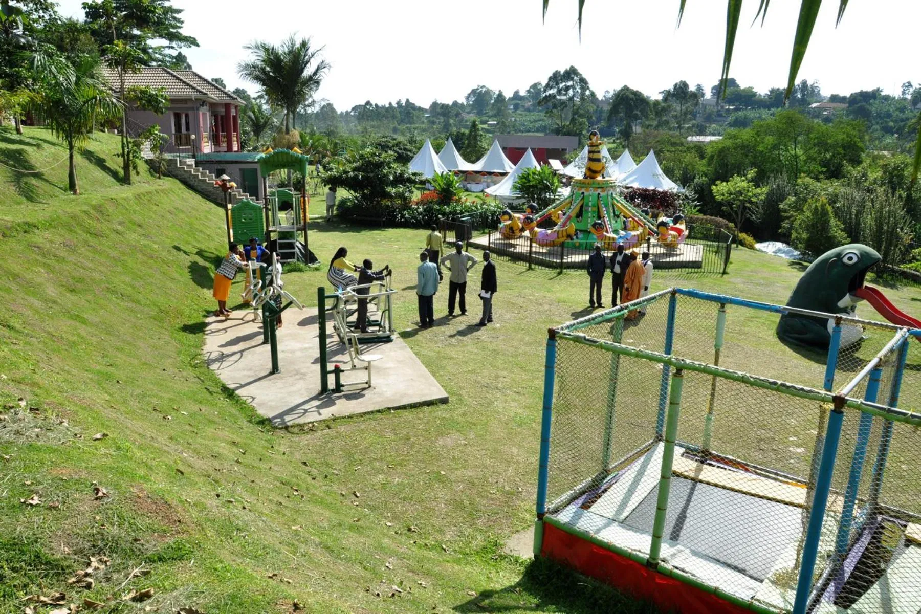 Garden in Fort Fun City Hotel Fort Portal