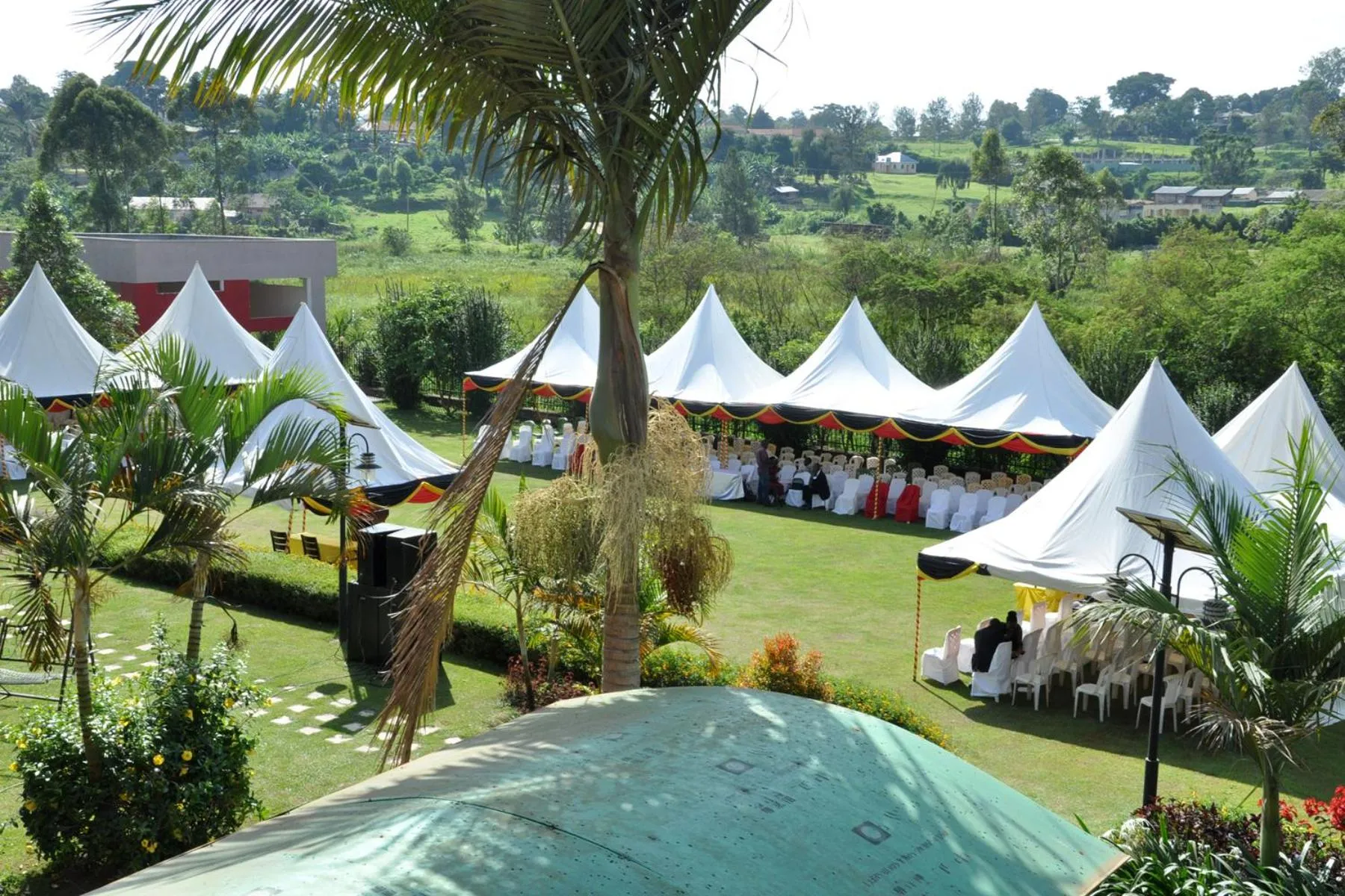 Garden in Fort Fun City Hotel Fort Portal