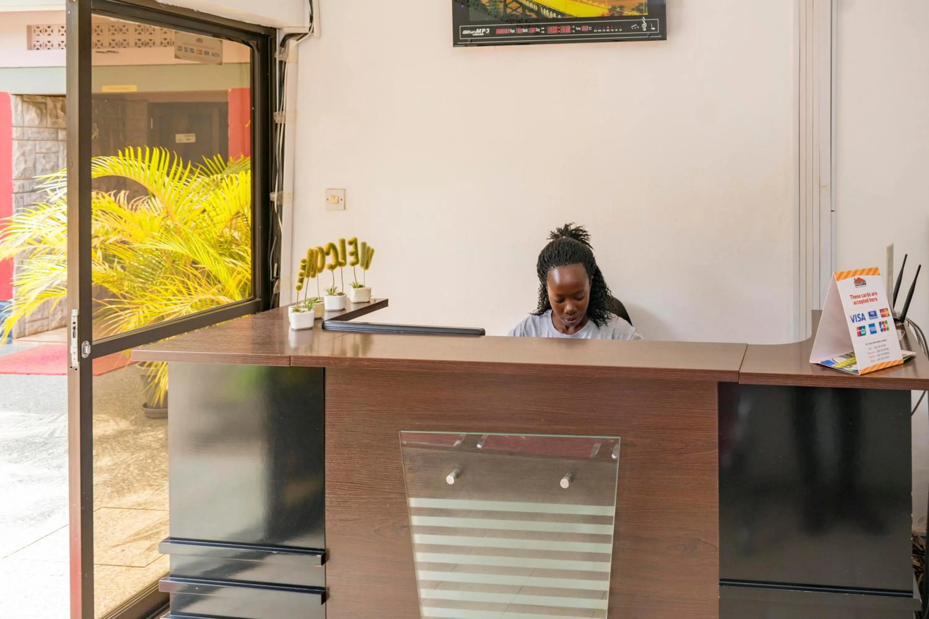 Staff in Fort Fun City Hotel Fort Portal